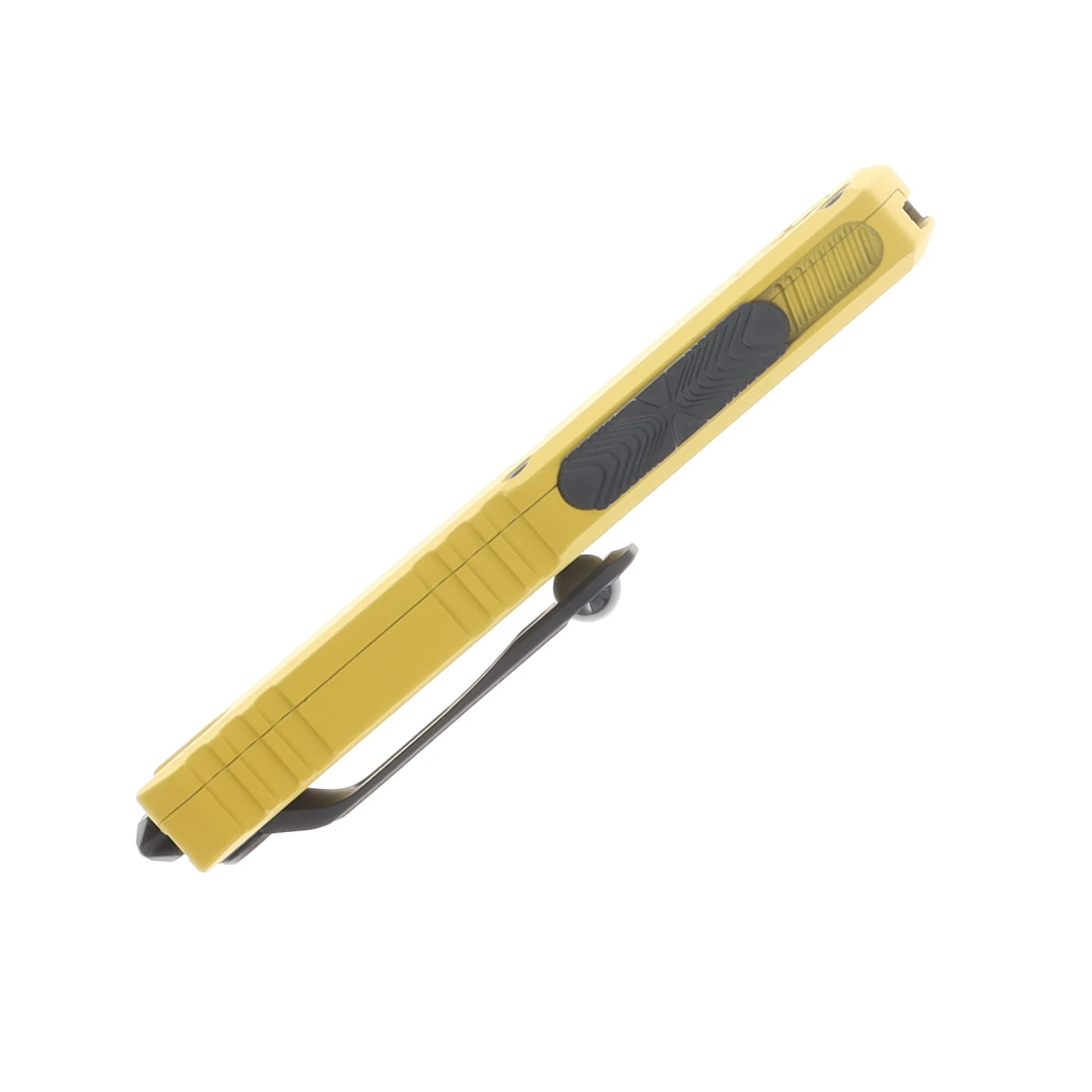 Microtech UTX-85 GEN IV OTF Auto S/E Black Standard Yellow AUMT123141YW View 5