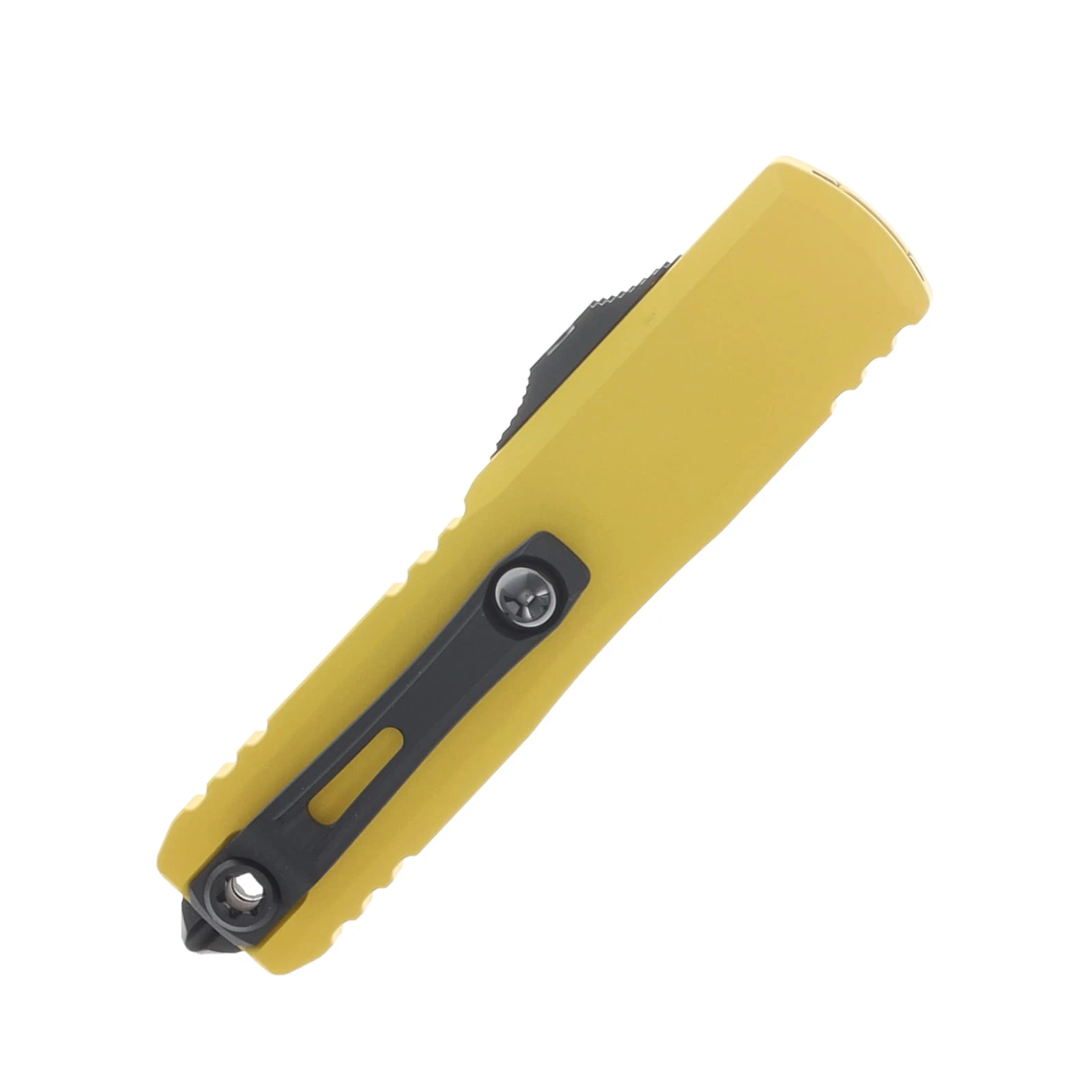 Microtech UTX-85 GEN IV OTF Auto S/E Black Standard Yellow AUMT123141YW View 4