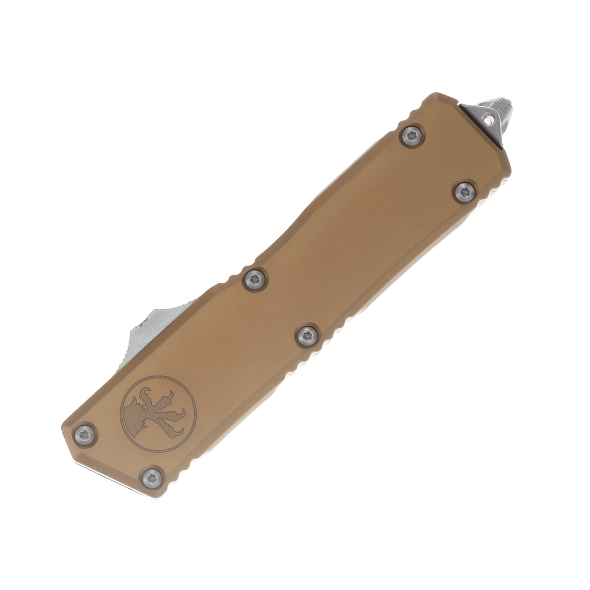 Microtech Scarab II GEN III Executive OTF Auto T/E Stonewash Standard Tan AUMT117710TA View 3