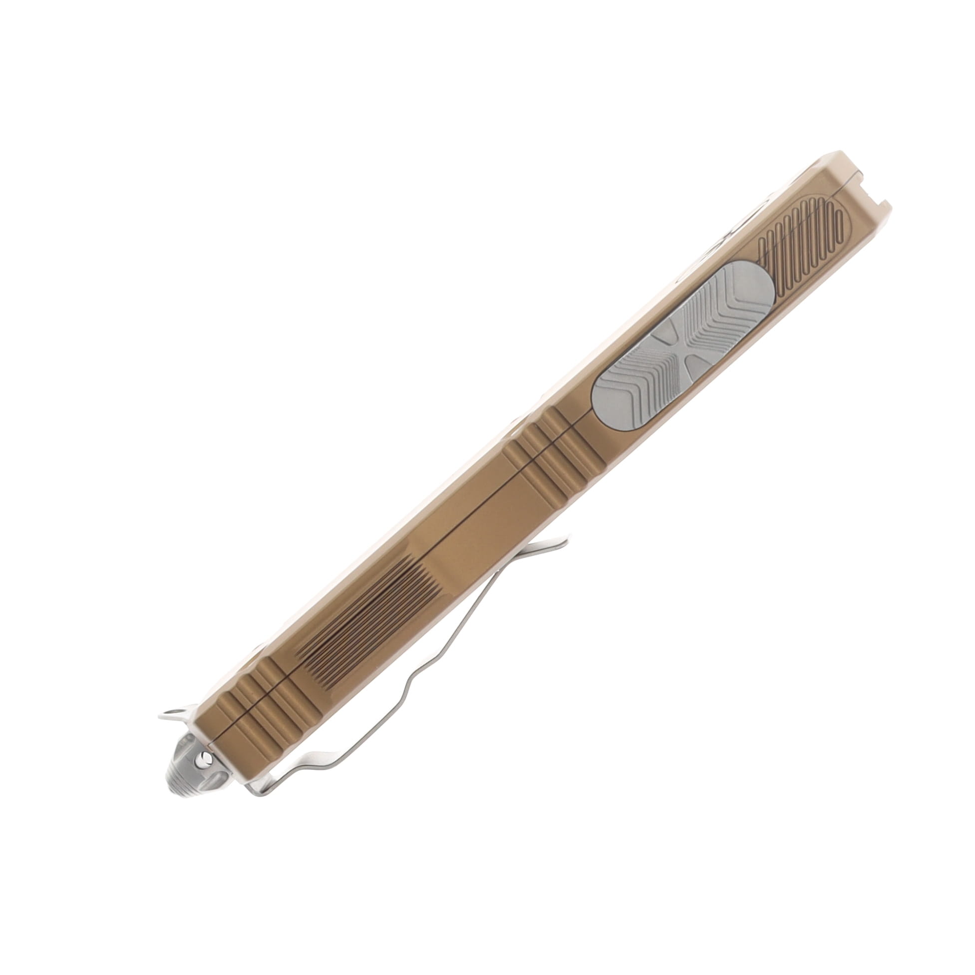 Microtech Scarab II GEN III Executive OTF Auto T/E Stonewash Standard Tan AUMT117710TA View 5