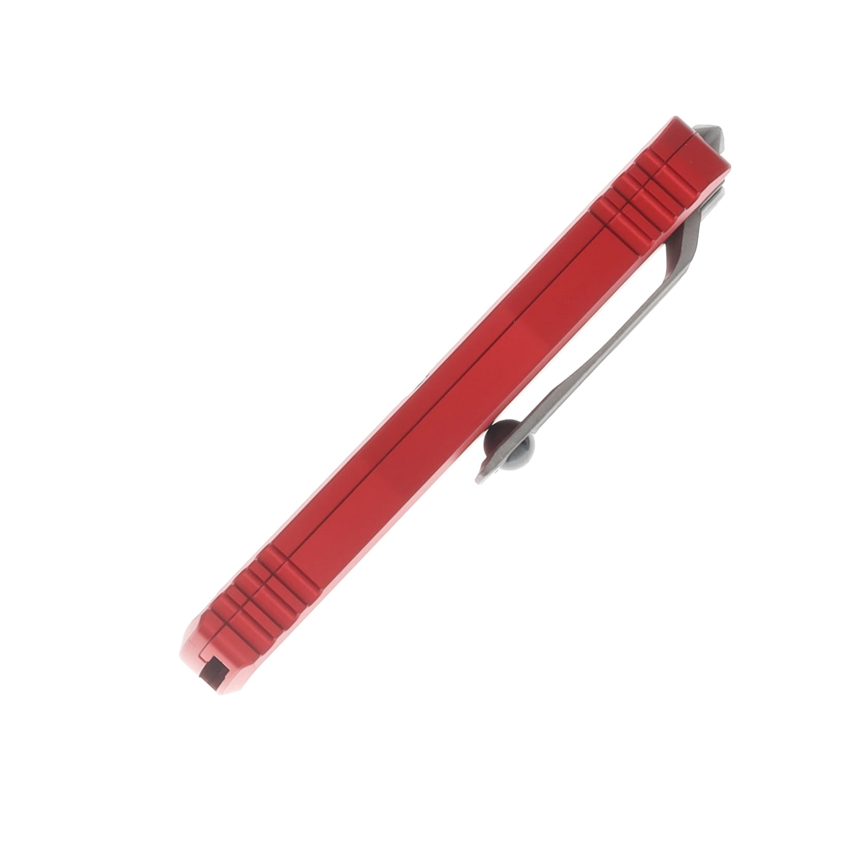 Microtech UTX-85 GEN IV OTF Auto D/E Apocalyptic Part Serrate Red AUMT1232411APRD View 5
