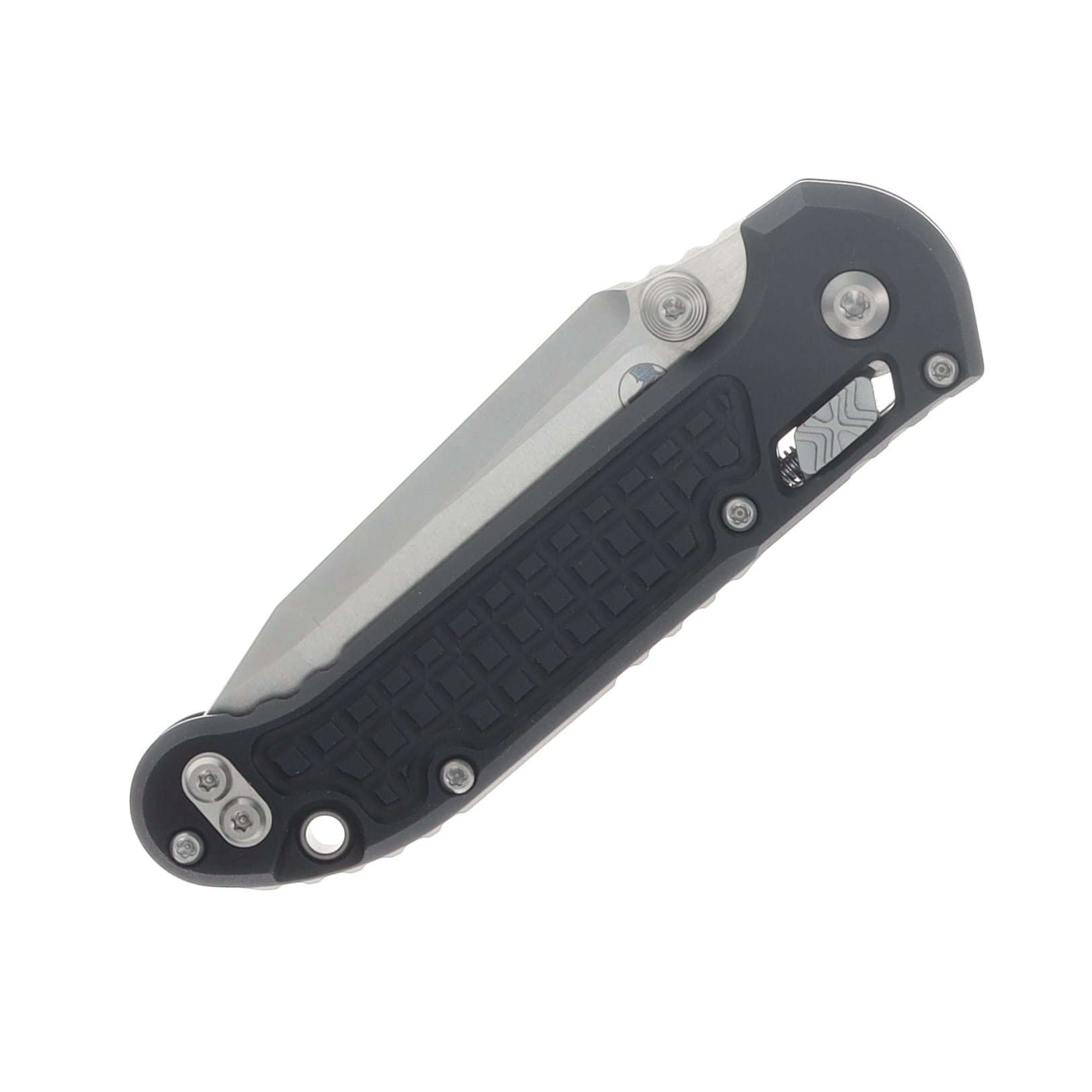 Microtech L.U.D.T. RAM-LOK Folding Knife T/E Black Frag Stonewash Standard MT1136RL10FR View 5