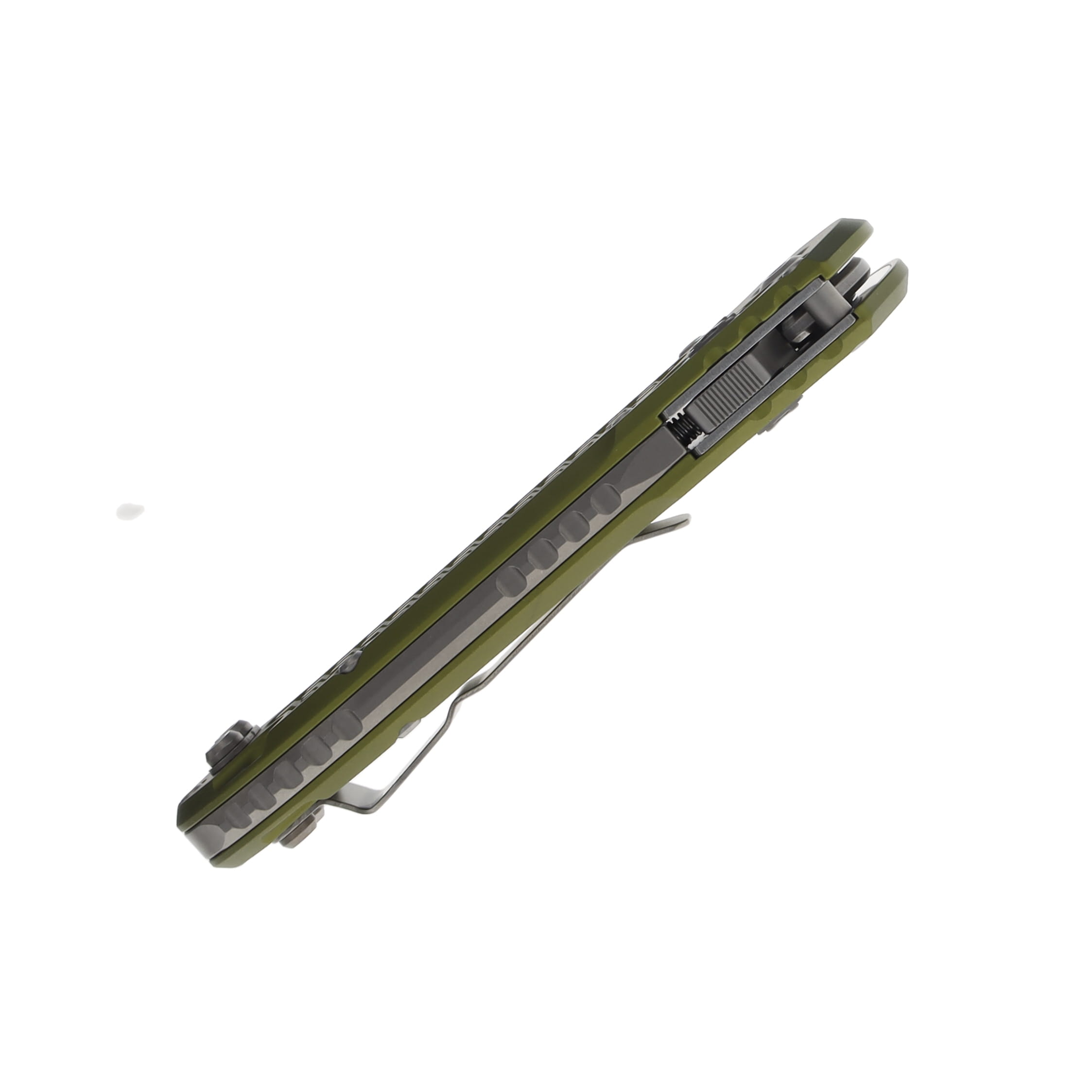 Microtech L.U.D.T. RAM-LOK Folding Knife T/E Frag SW Standard OD Green MT1136RL10FROD View 7