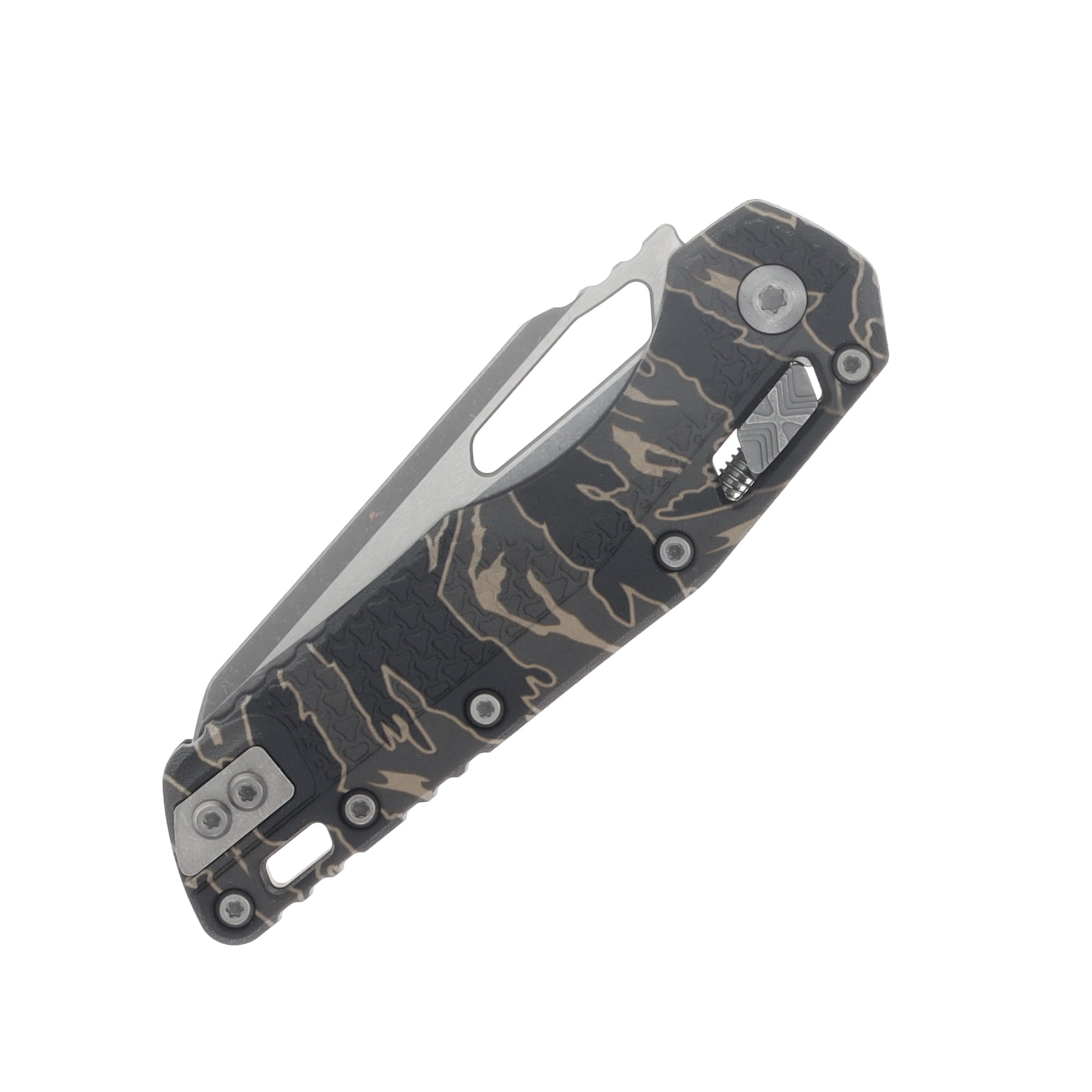 MSI RAM-LOK Folder S/E Apocalyptic Part Serrate Polymer Tiger Stripe Camo MT210T11APPMTSC View 5