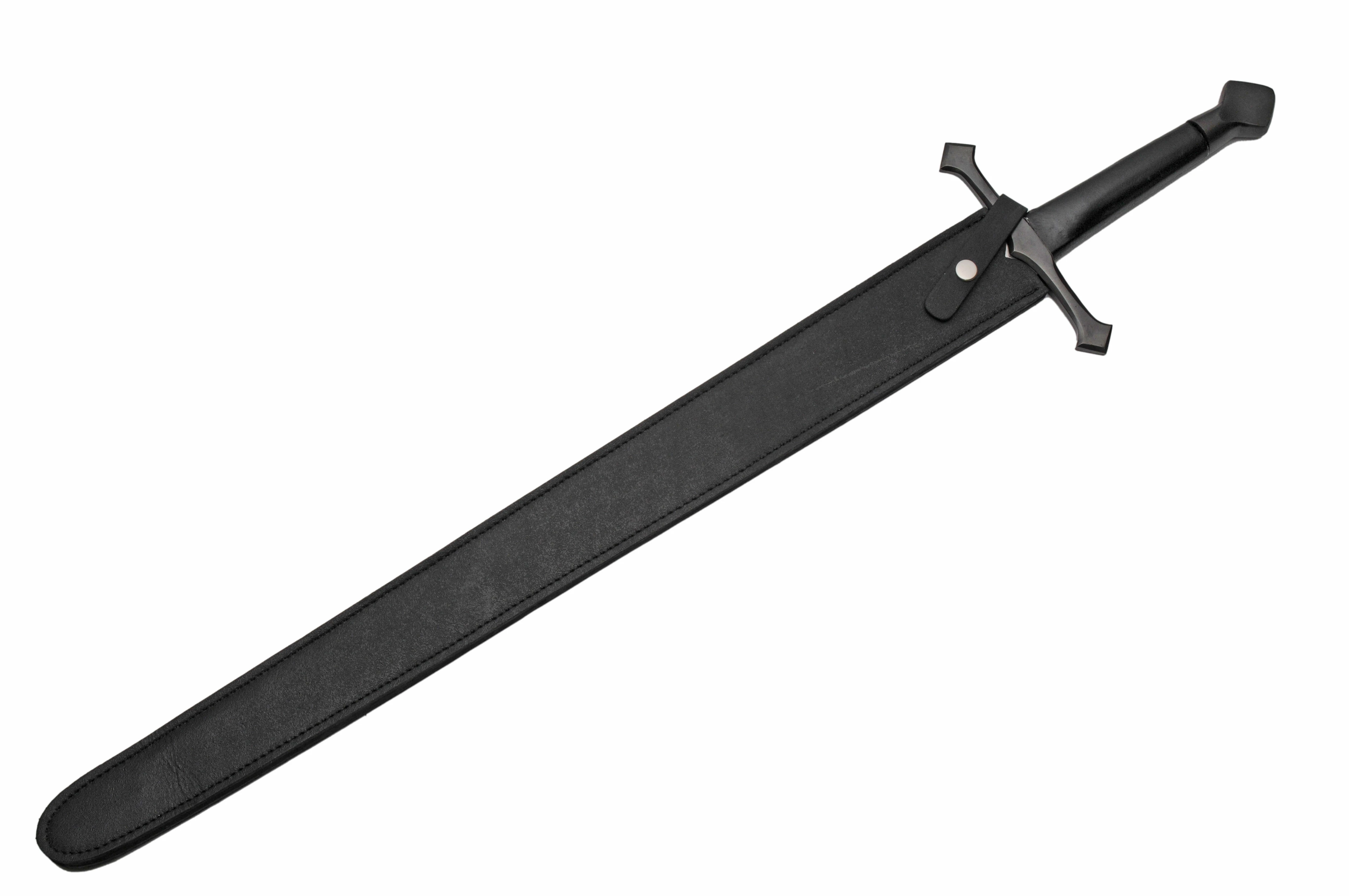 Szco 36" Overall Medieval Knight's Sword with Leather Scabbard 901162 View 4