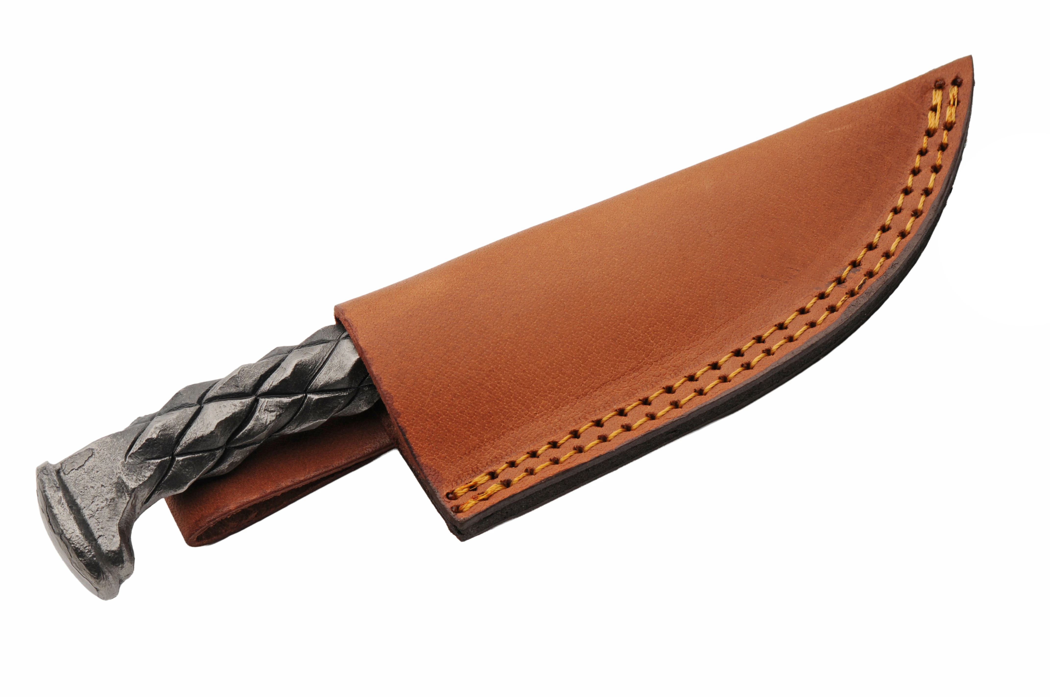 Rite Edge Forged Diamond Knife with Leather Sheath HS4472 View 3
