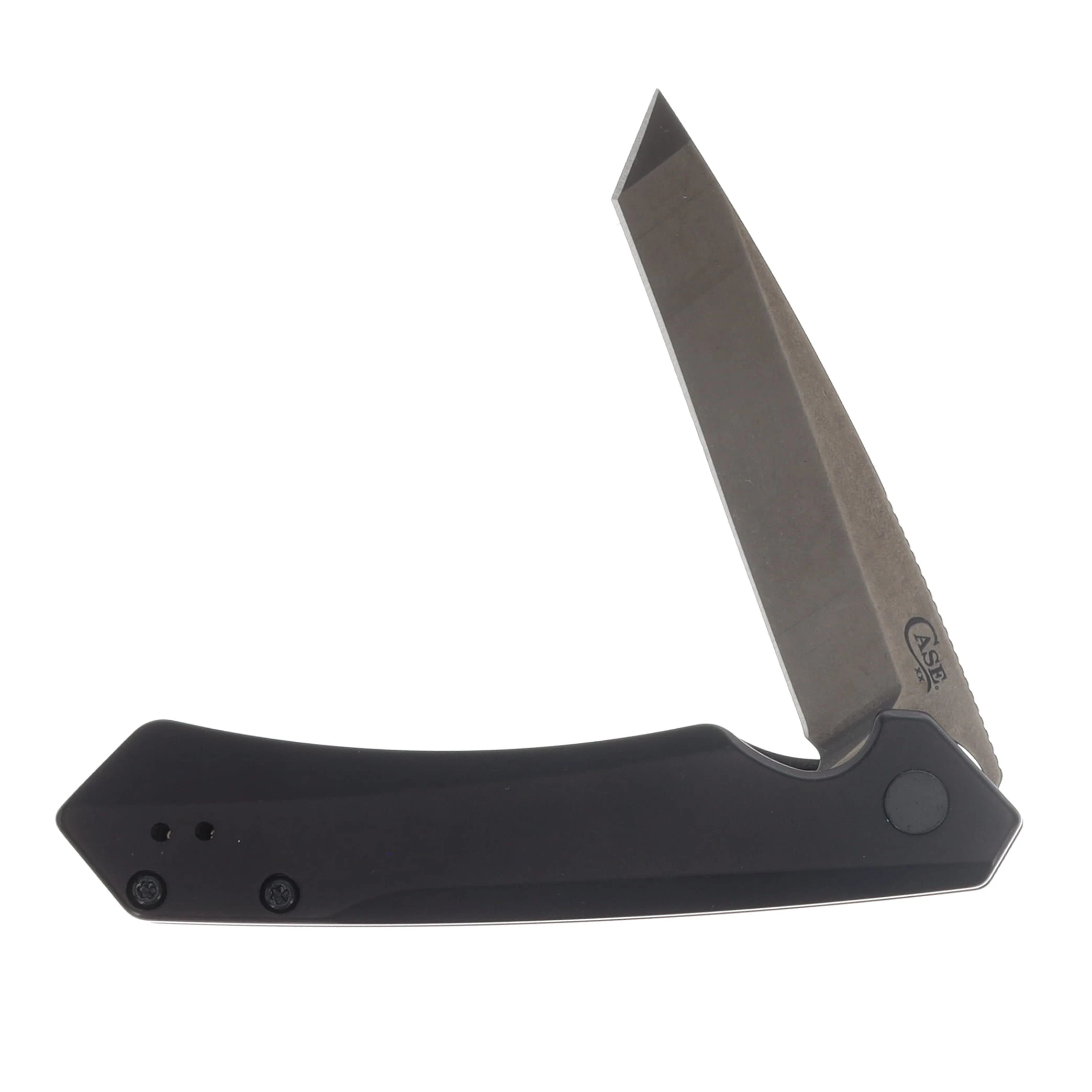 Case Kinzua Mission Series Folding Knife BLK/BLK Magnacut Tanto Blade Aluminum Handle CA70953 View 3