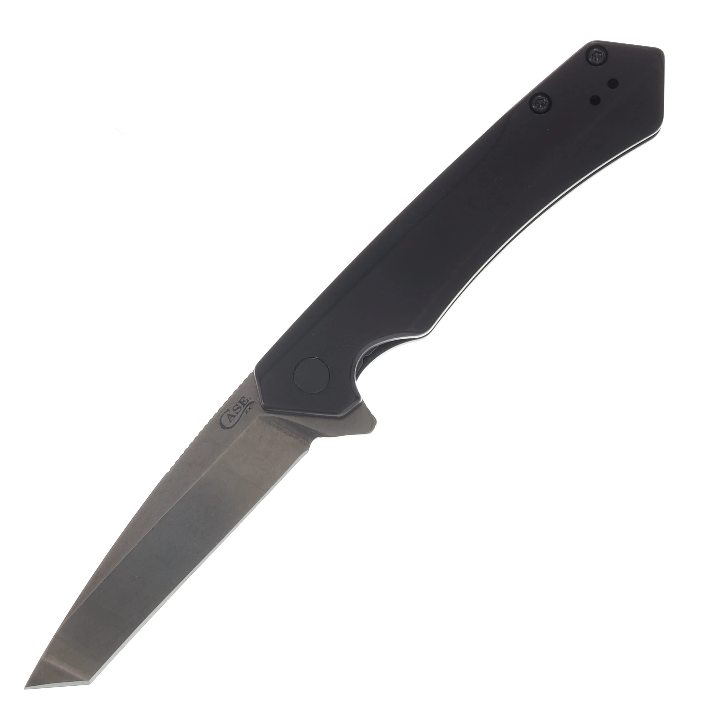 Case Kinzua Mission Series Folding Knife BLK/BLK Magnacut Tanto Blade Aluminum Handle CA70953 View 1