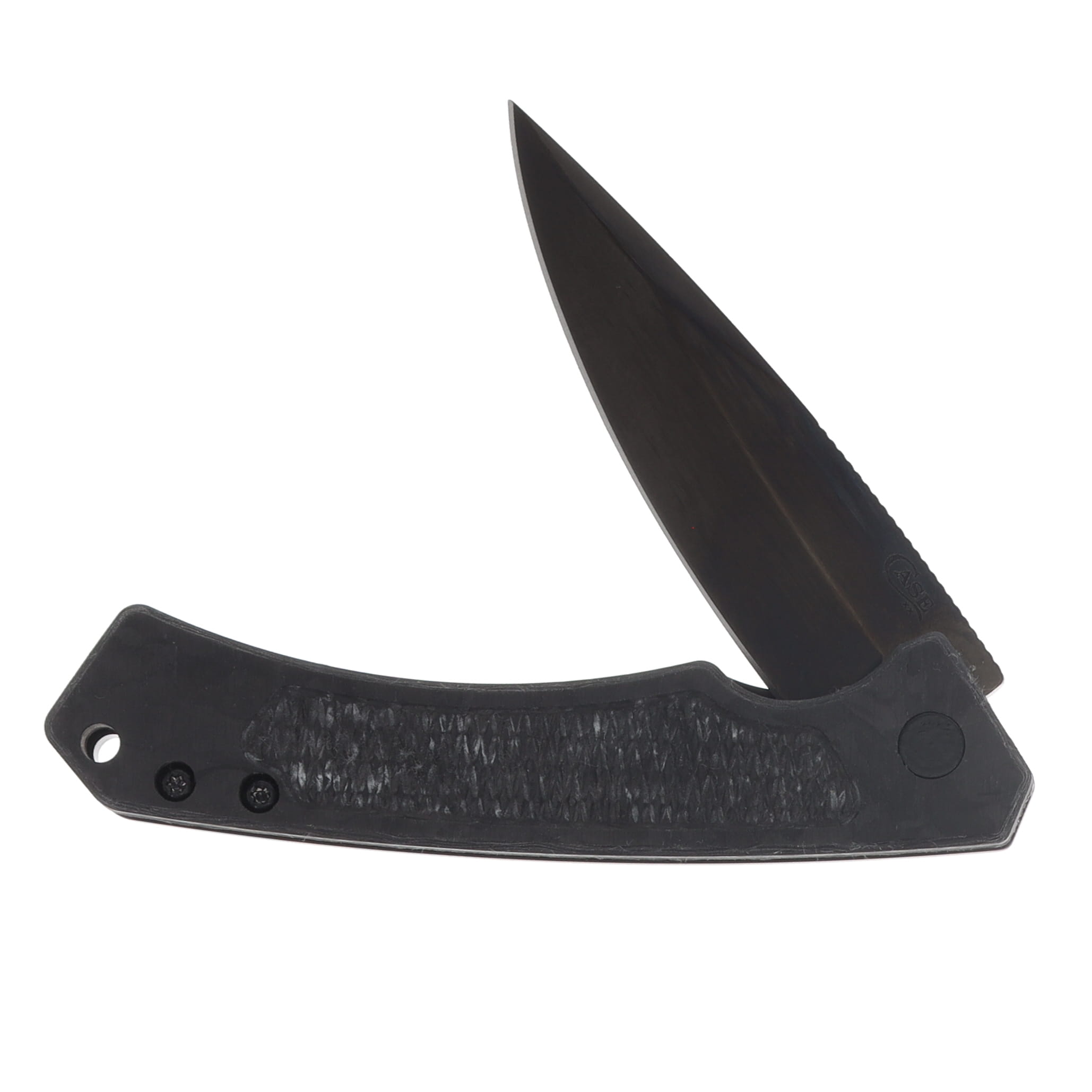 Case Marilla Folding Knife BLK/BLK Magnacut Blade Carbon Fiber Handle CA70983 View 3