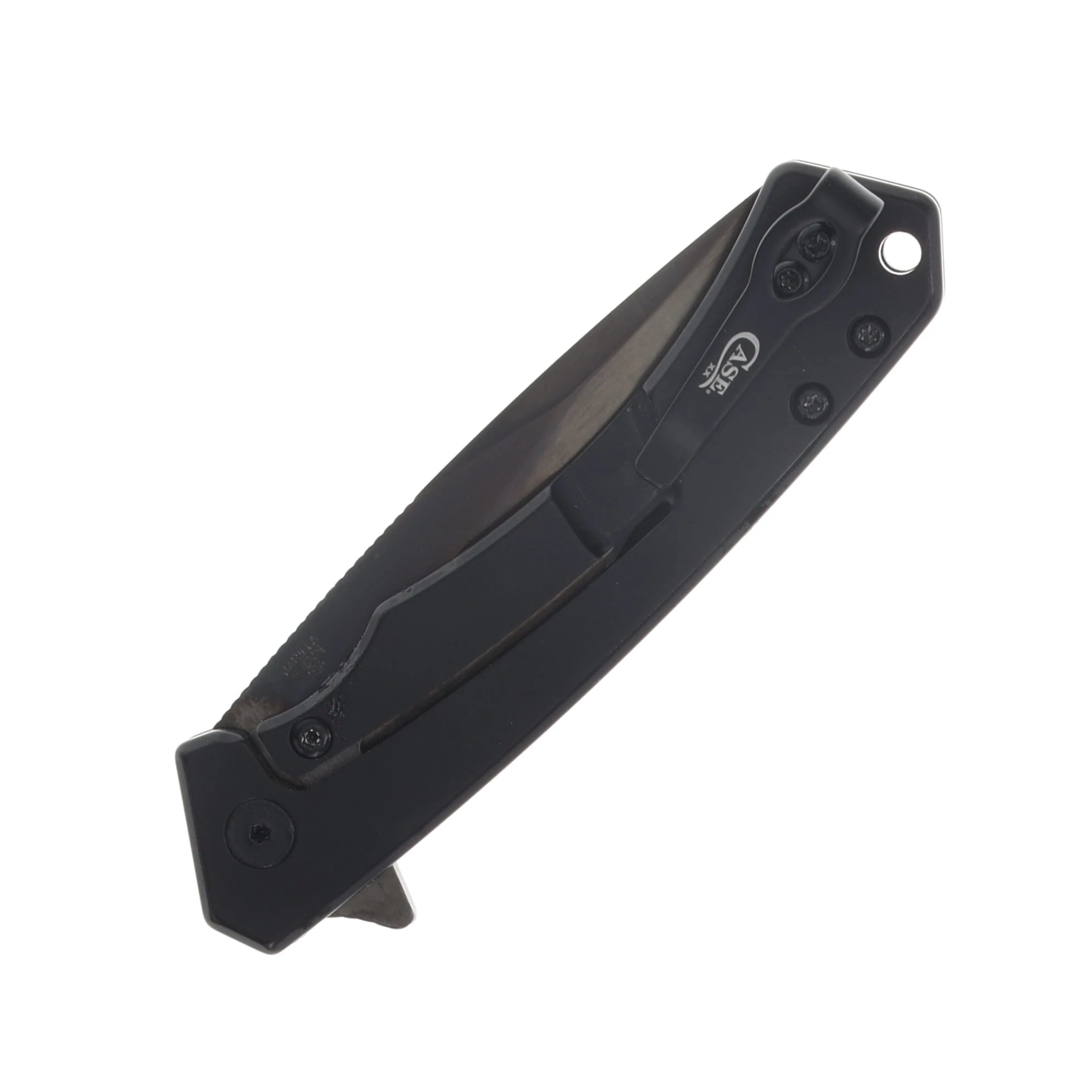 Case Marilla Folding Knife BLK/BLK Serrated S35VN Blade ANO Alum Handle CA70986 View 6