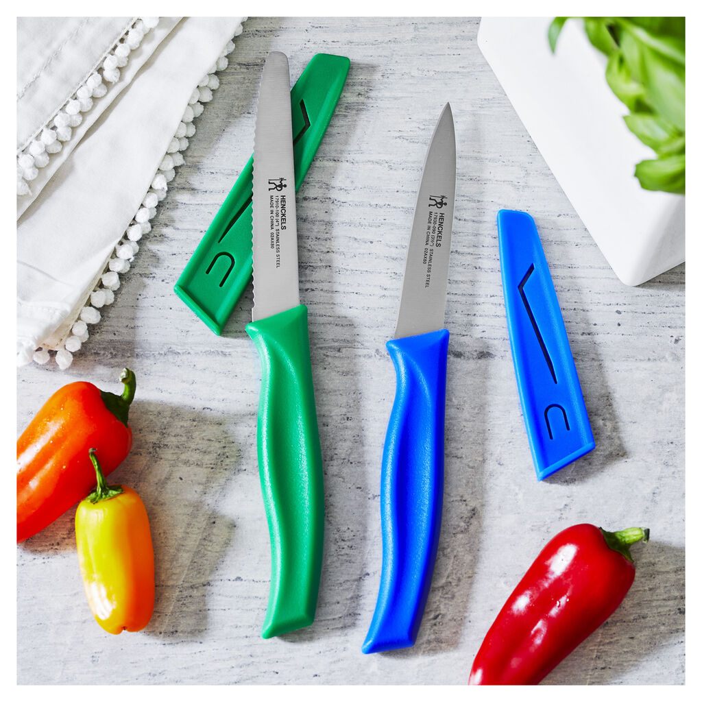 Henckels Kitchen Elements 2 pc Knife Set 3.5in Paring and 4in Serrated Utility 1011047 View 1