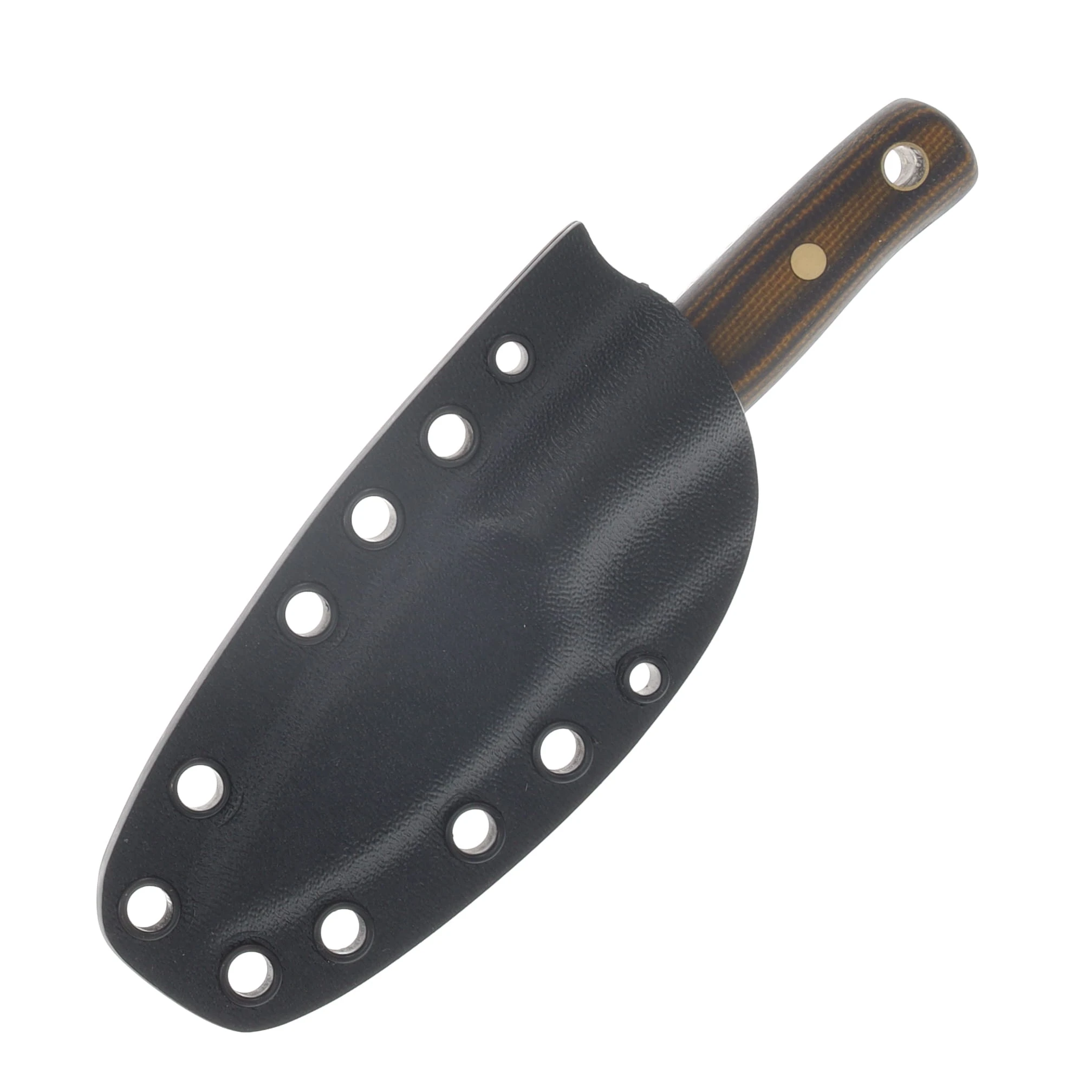 Samuel Riner Custom Knives Clinton Clipper Classic Finish 80CrV2 File Tapered Tang/Maple Micarta SRKCLC1 View 3