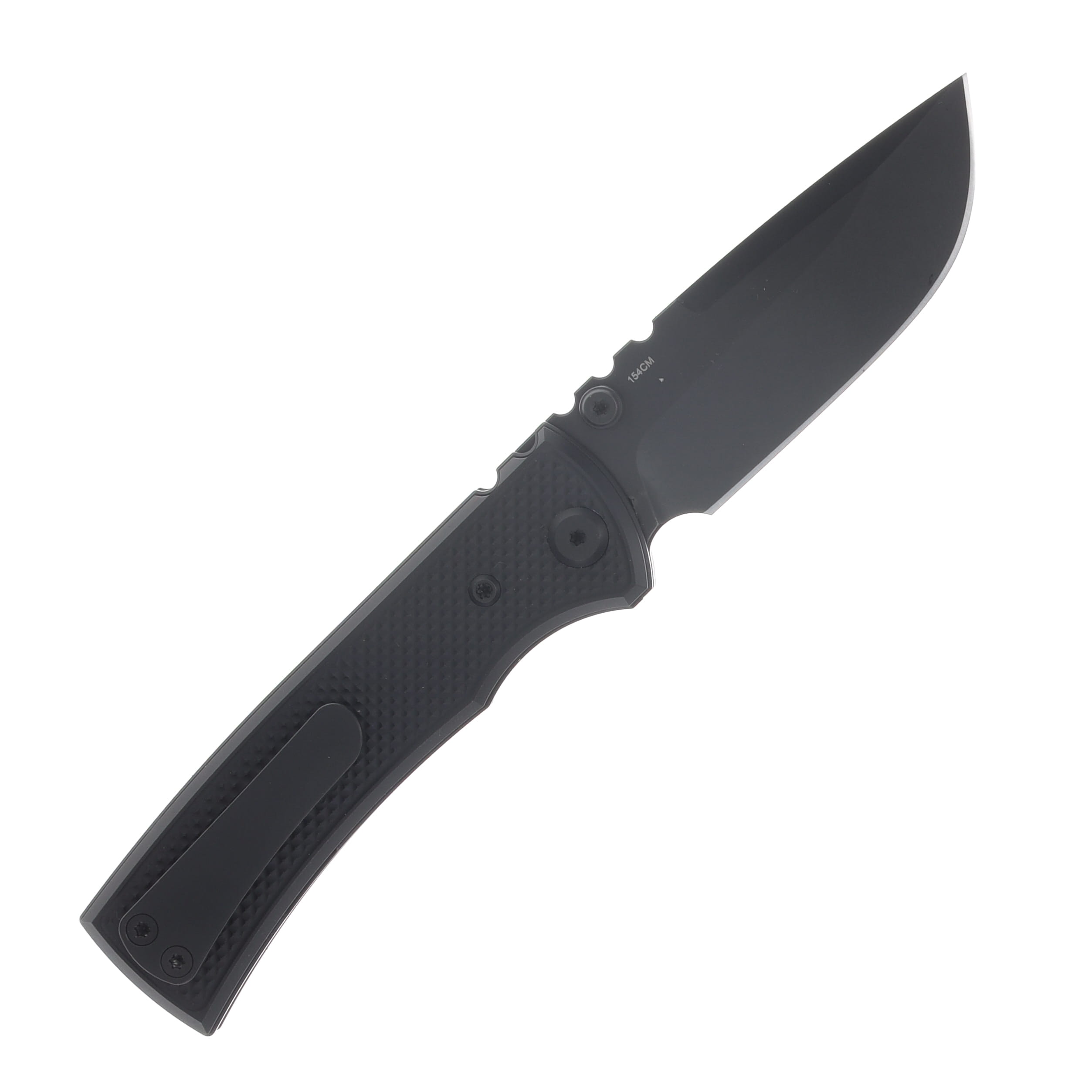 Chaves Blue Label Redencion Street Linerlock Folder Aluminum Knurled Black PVD Black TI Black DP CK-1B2-1C9A-2D1-BL View 2