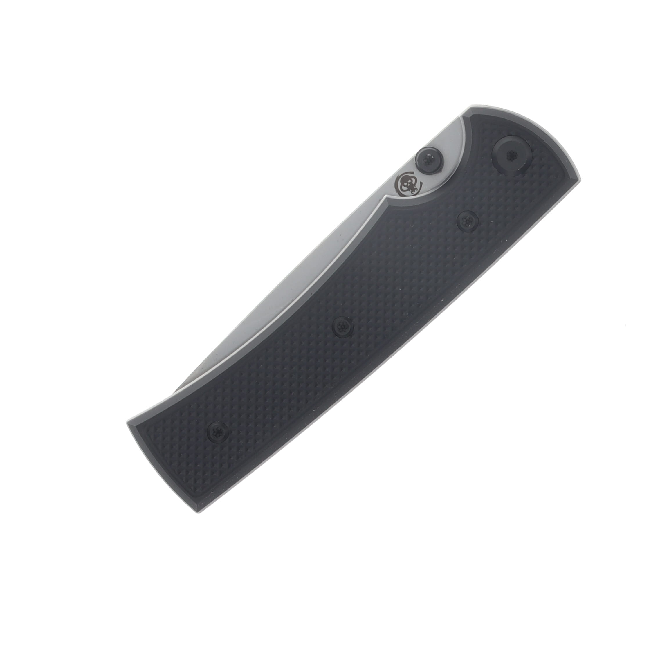 Chaves Blue Label Liberation 229 Linerlock Folder Aluminum Knurled Black PVD Black TI SW DP CK-2A2-1B9A-2D1-BL View 6
