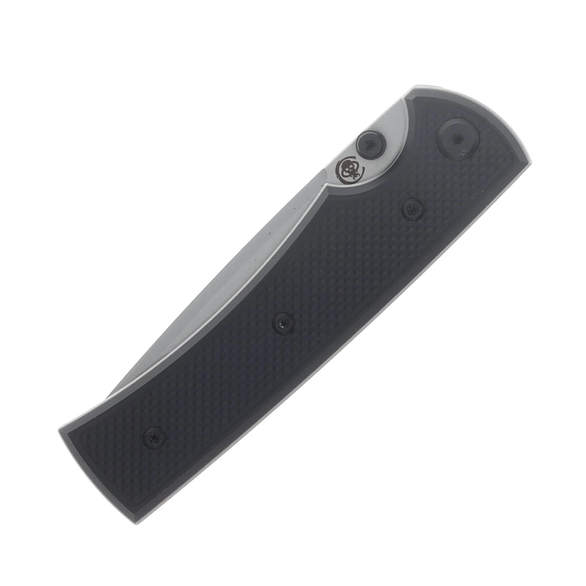 Chaves Blue Label Liberation 229 Linerlock Folder Aluminum Knurled SW Black PVD Black TI SW Tanto CK-2A2-2B9A-2D1-BL View 5