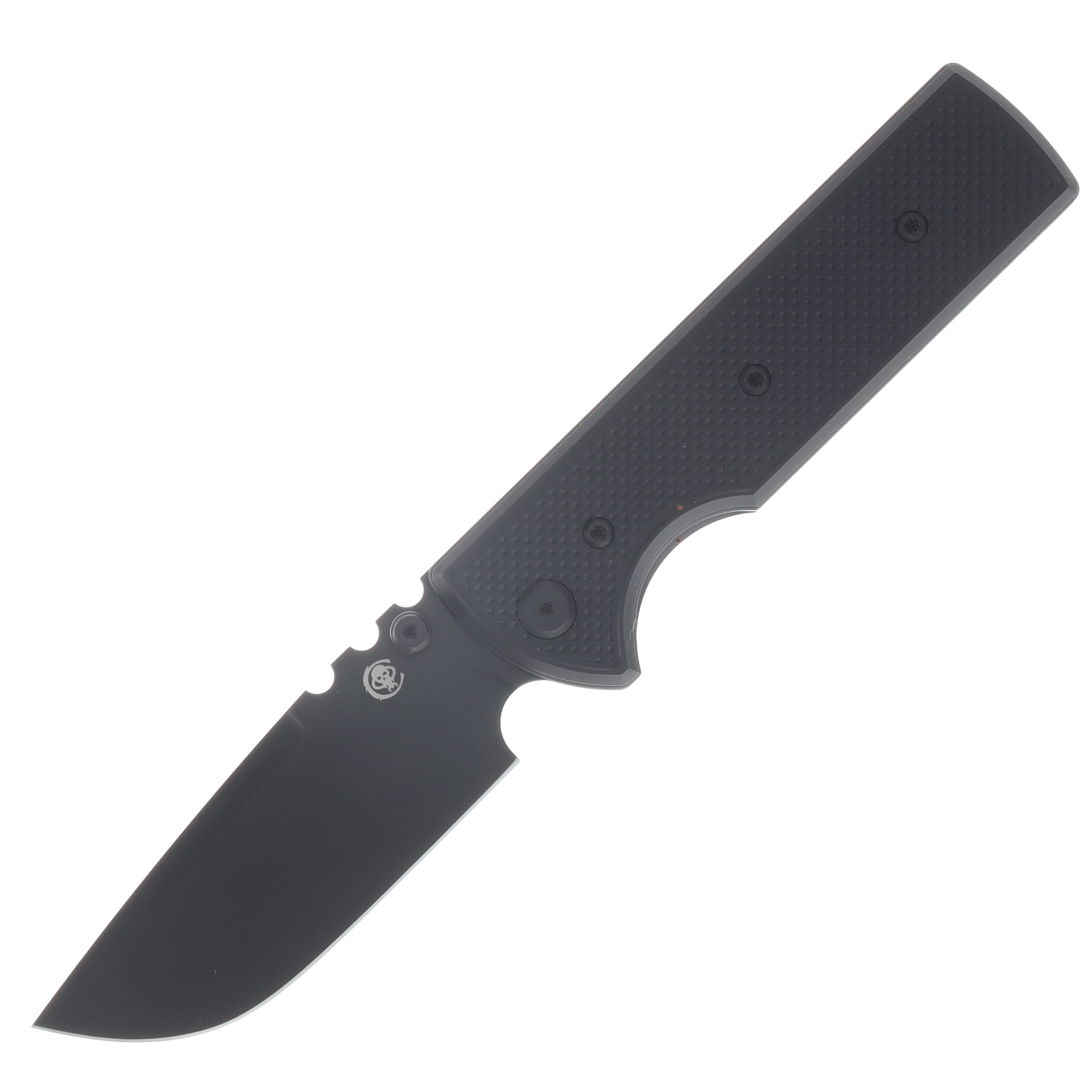 Chaves Blue Label - Aluminum Knurled  Redencion  N.T.A.K.  Black  PVD  Linerlock  Black  Ti Black  DP CK-1D2-1C9A-2D1-BL View 1