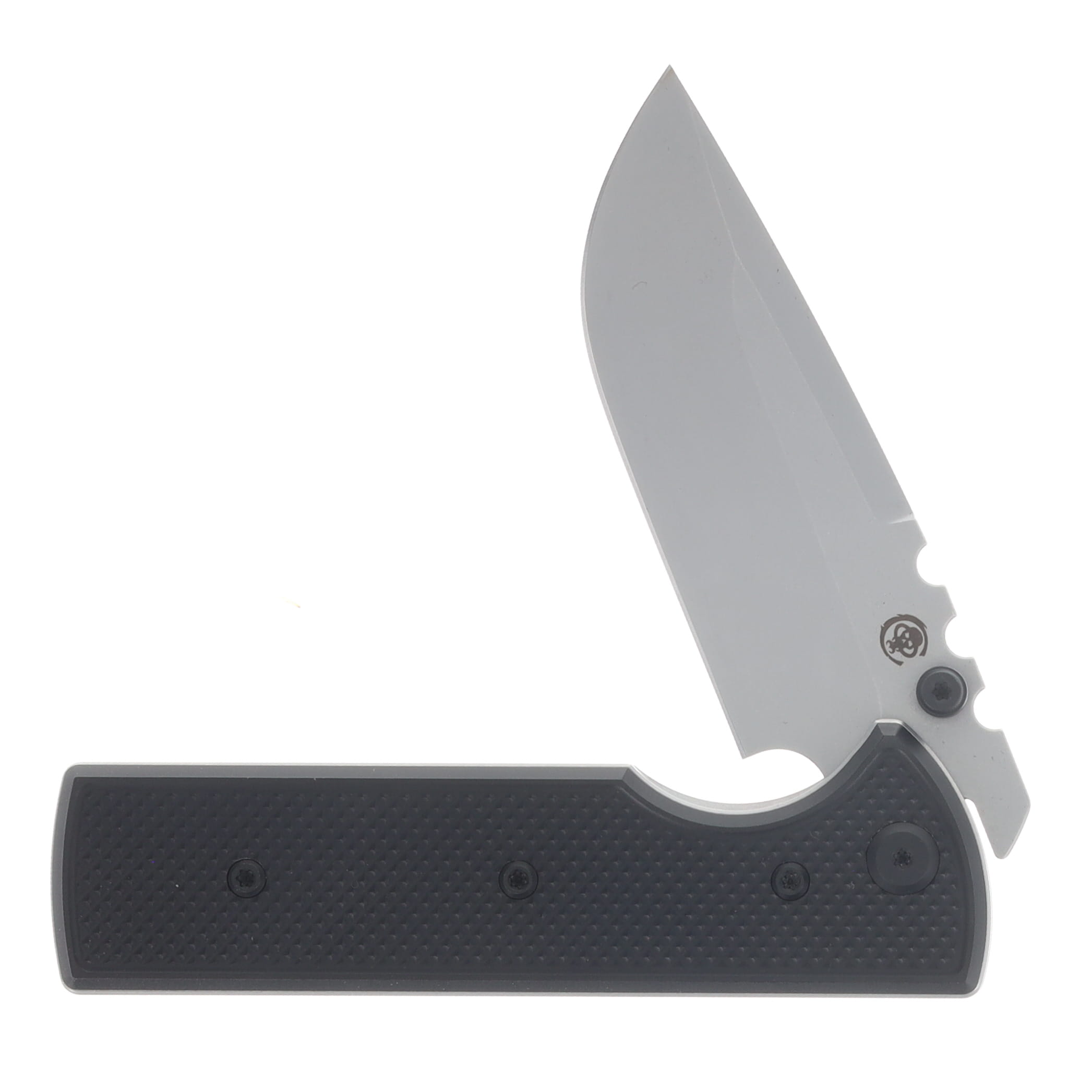 Chaves Blue Label - Aluminum Knurled  Redencion  N.T.A.K  Black  PVD  Linerlock  Black  Ti SW  DP CK-1D2-1B9A-2D1-BL View 3