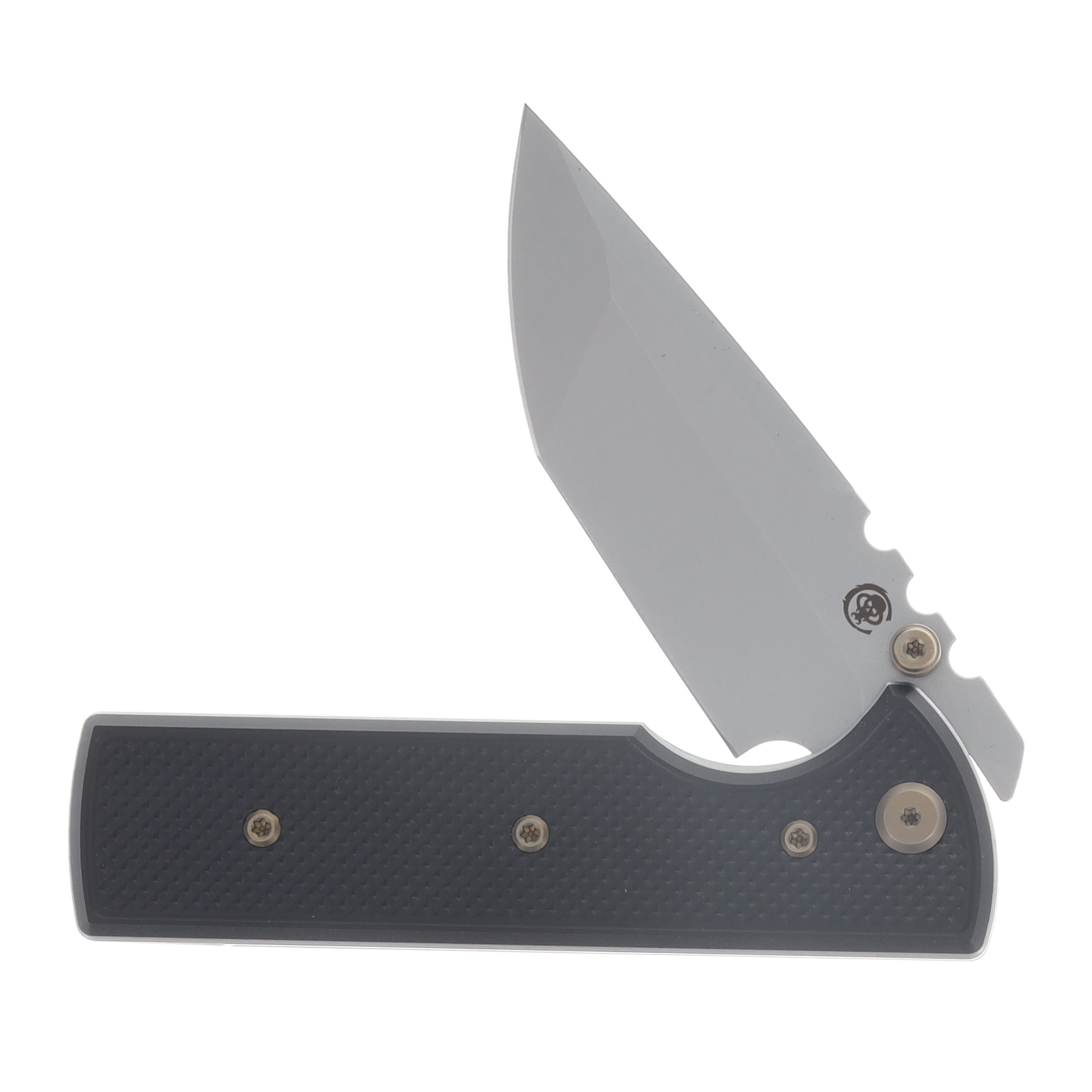 Chaves Blue Label - Aluminum Knurled  Redencion  N.T.A.K  SW  PVD  Linerlock  Bronze  Ti SW  Tanto CK-1D2-2B9A-2D1-BR View 3
