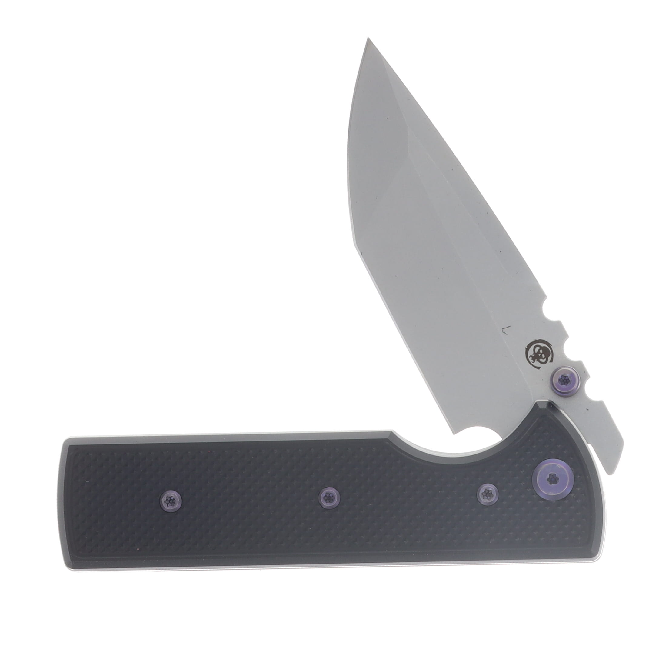 Chaves Blue Label - Aluminum Knurled  Redencion  N.T.A.K  SW  PVD  Linerlock  Purple  Ti SW  Tanto CK-1D2-2B9A-2D1-PRP View 3