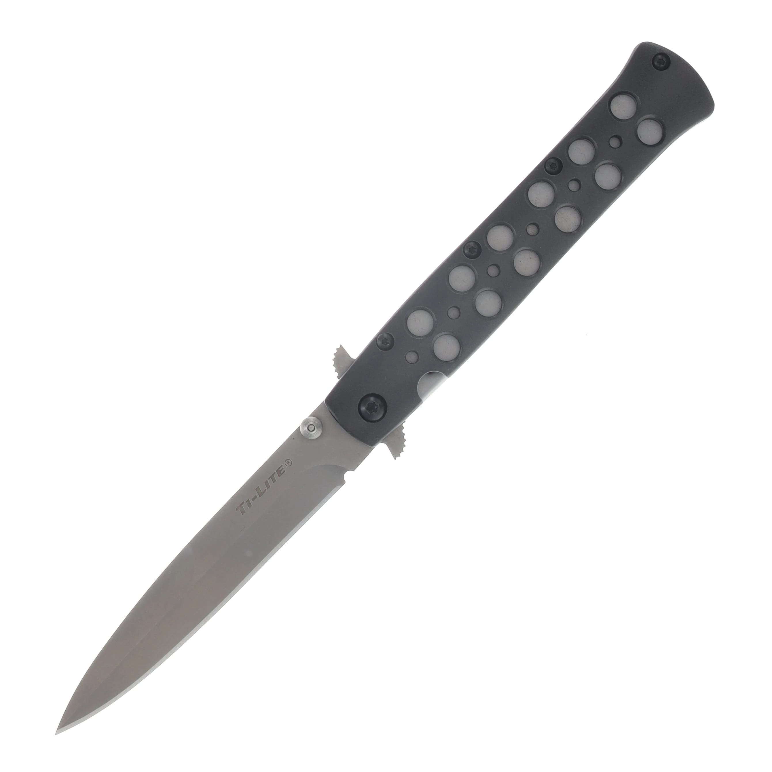 Cold Steel Ti-Lite Folding Knife 4in Plain Bead Blast Spear Point CS26B4 View 1
