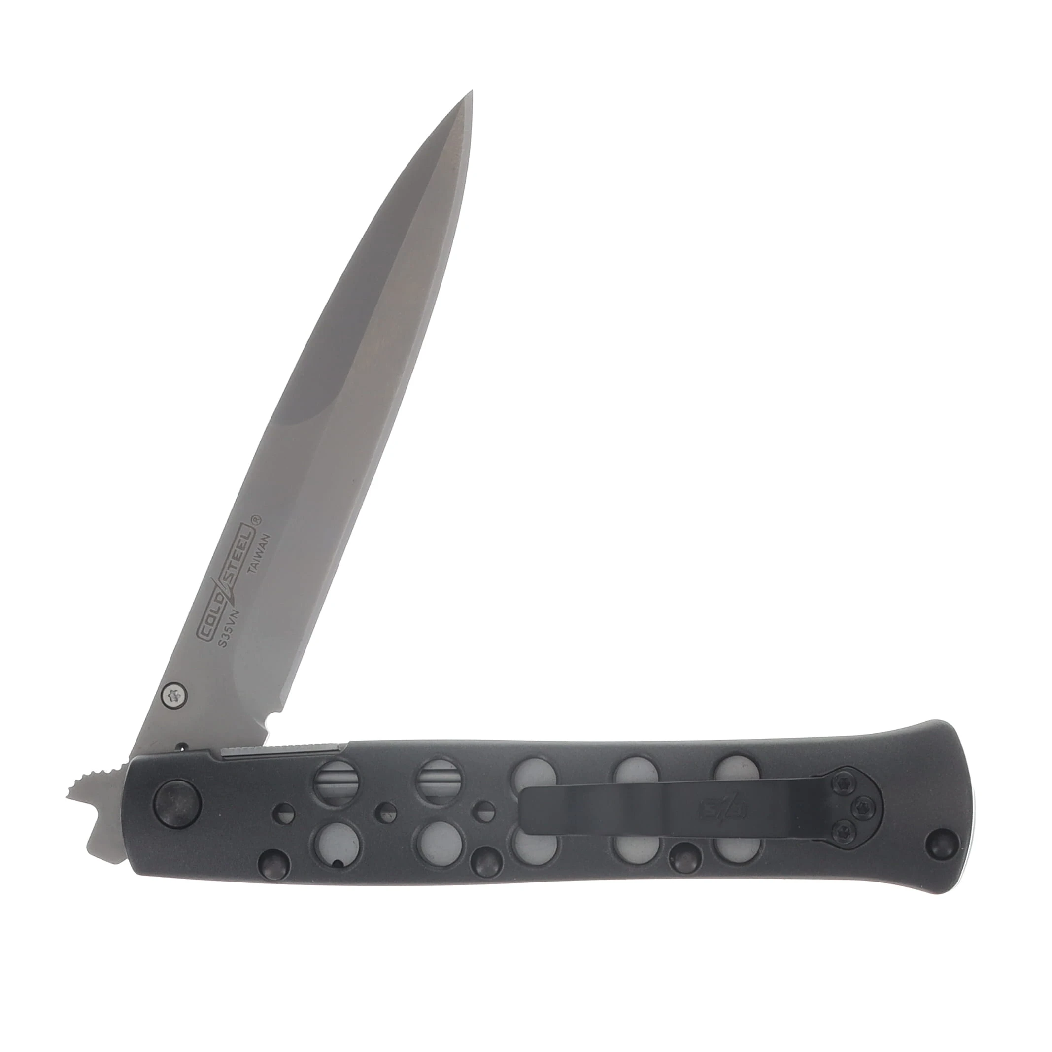 Cold Steel Ti-Lite Folding Knife 4in Plain Bead Blast Spear Point CS26B4 View 4