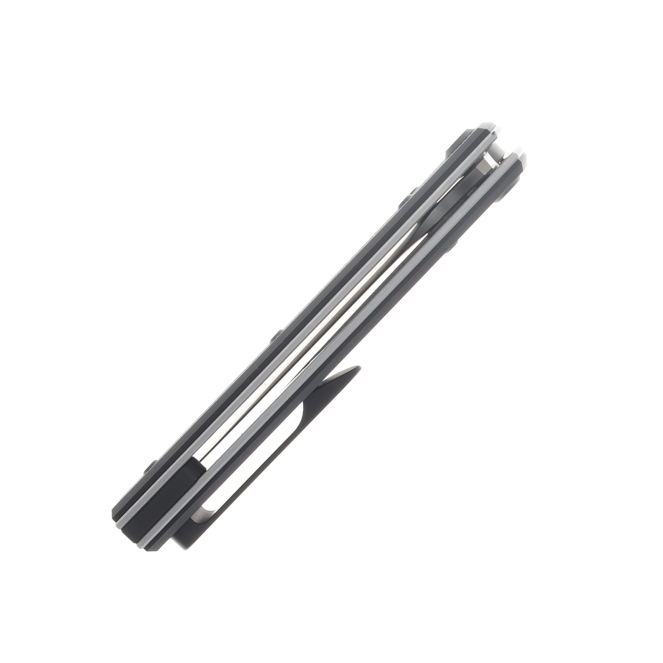 Chaves Blue Label - Aluminum Knurled Scapegoat  229   SW  Linerlock  Black  Ti SW  Spearpoint CK-4A2-10B9A-2D1-BL View 7