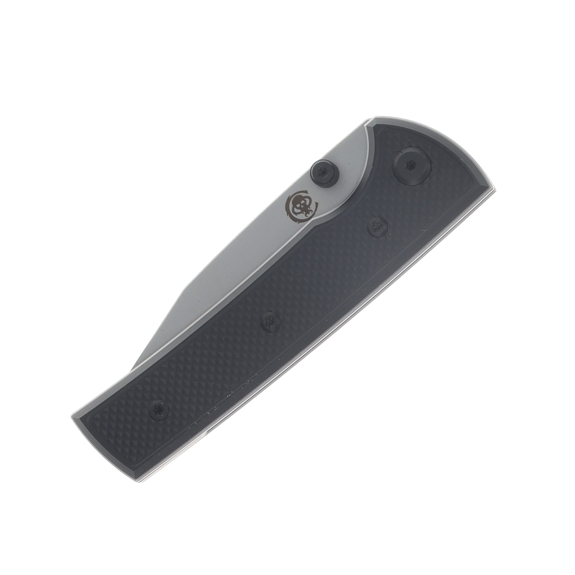 Chaves Blue Label - Aluminum Knurled Scapegoat  Street  SW  Linerlock  Black  Ti SW  Spearpoint CK-4B2-10B9A-2D1-BL View 5