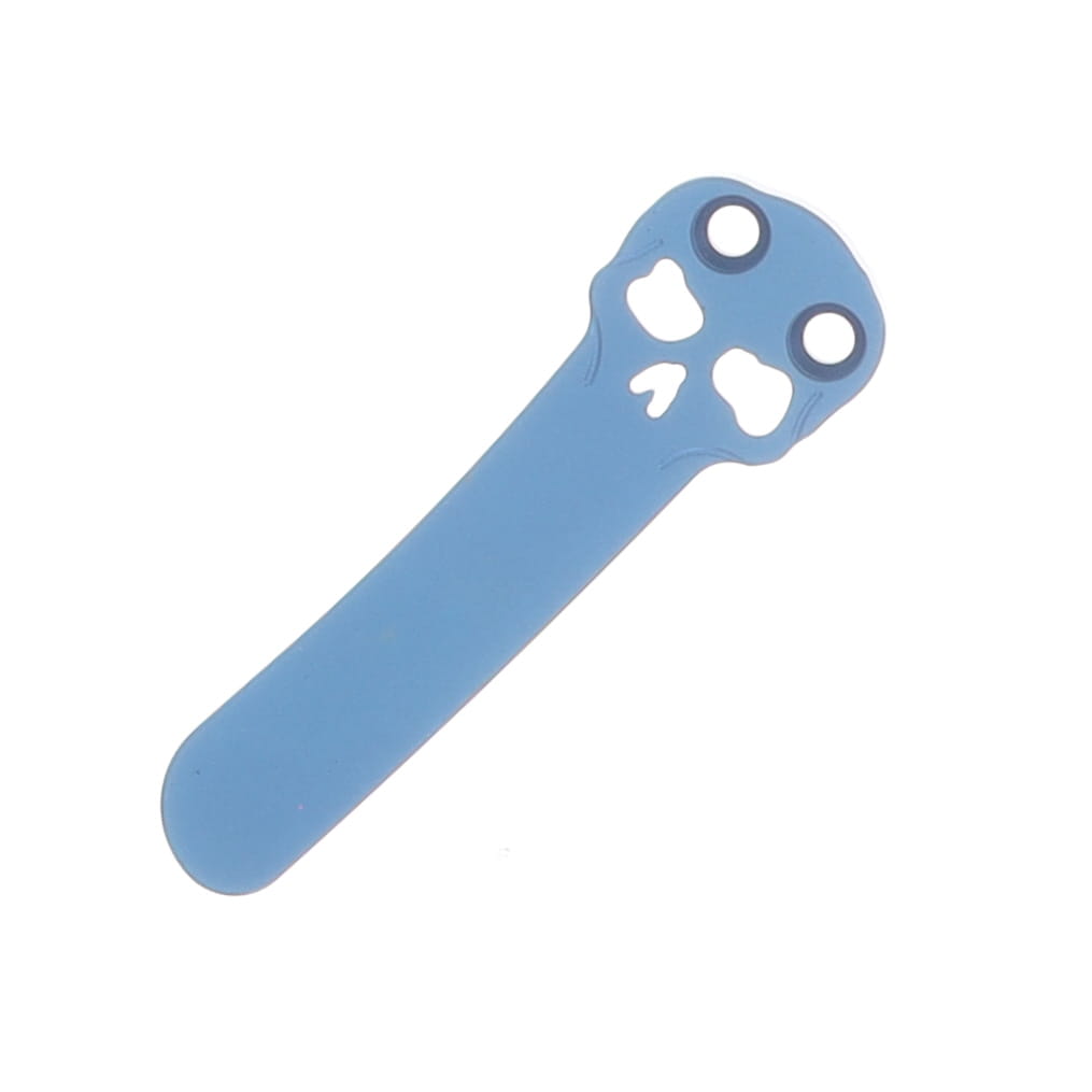 Chaves Blue Label - Aluminum Knurled Scapegoat  Street  SW  Linerlock  Blue  Ti SW  Spearpoint CK-4B2-10B9A-2D1-BLUE View 8