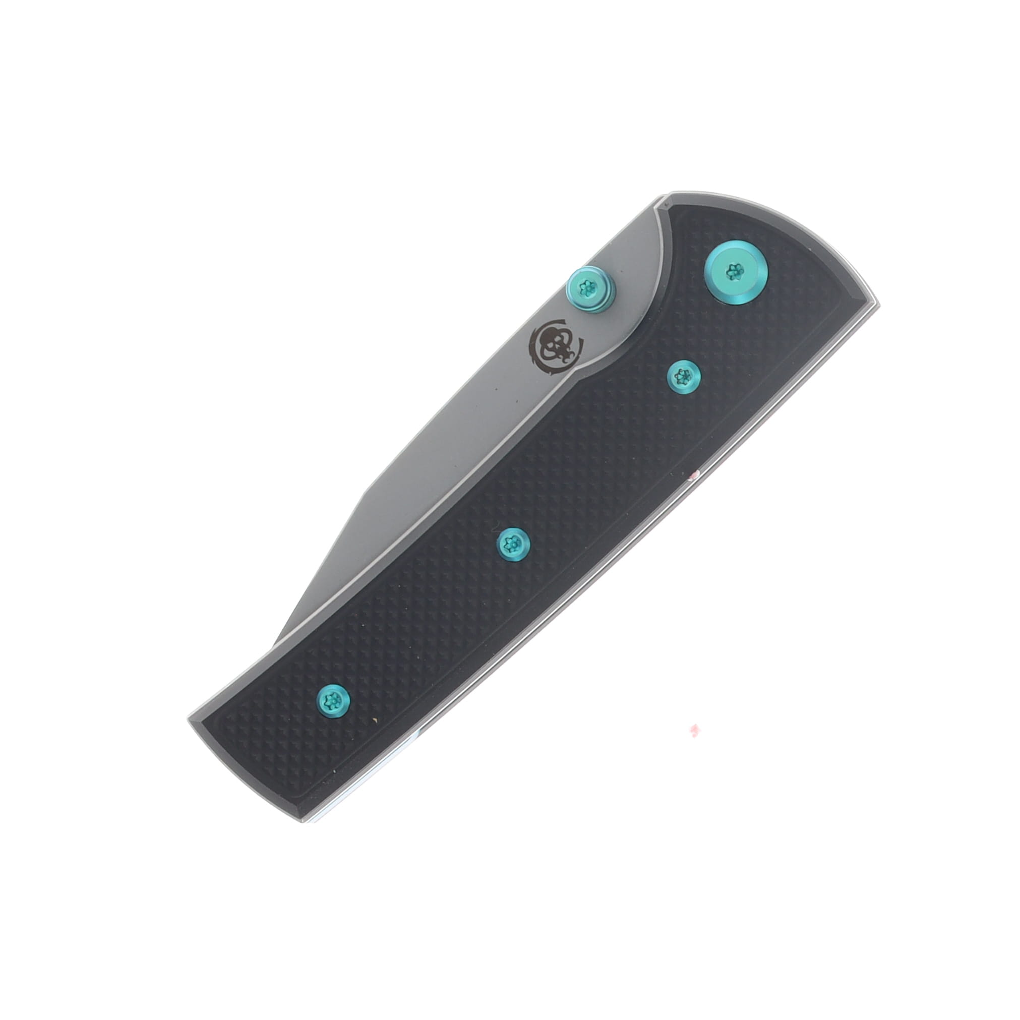 Chaves Blue Label - Aluminum Knurled Scapegoat  Street  SW  Linerlock  Green  Ti SW  Spearpoint CK-4B2-10B9A-2D1-GR View 5