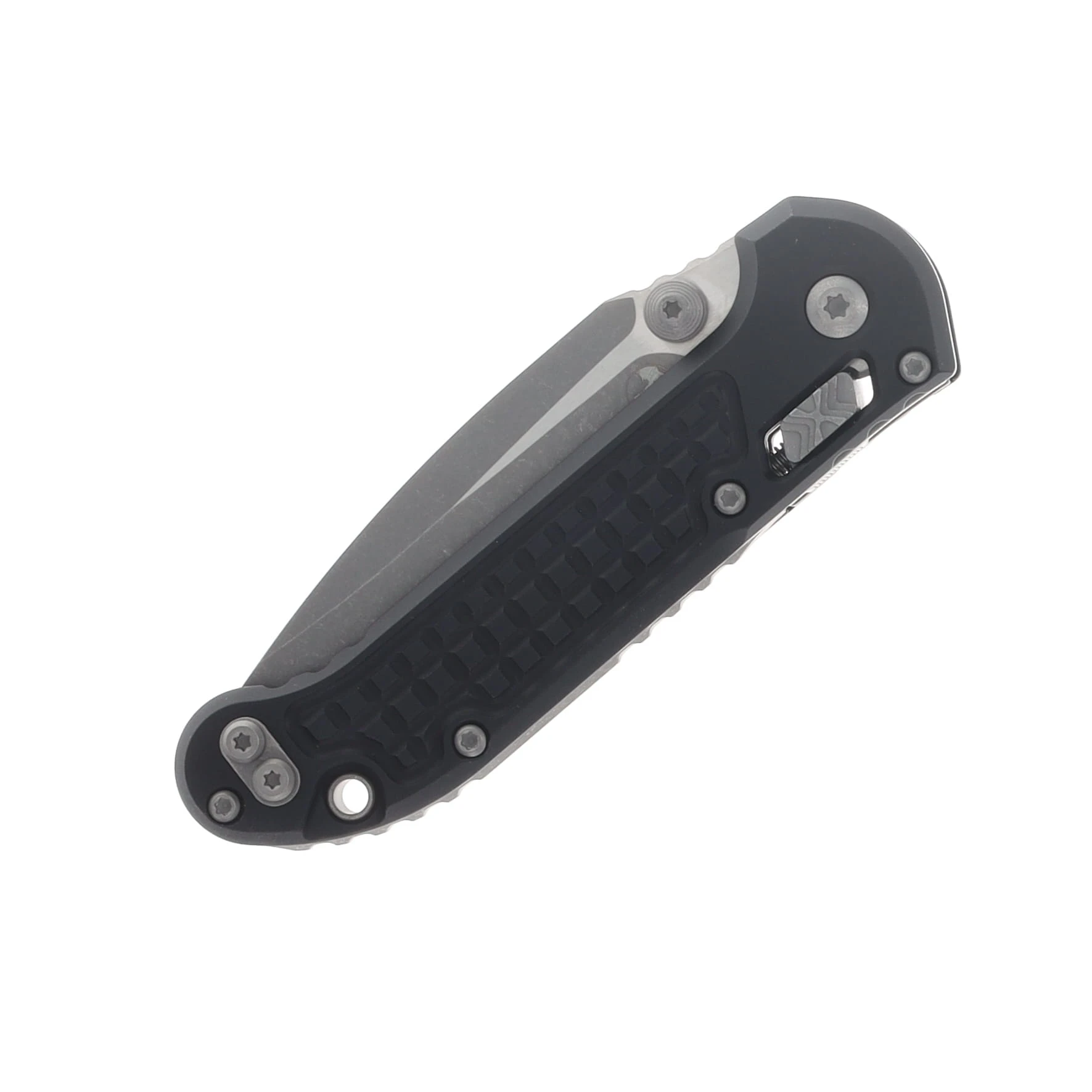 Microtech LUDT RAM-LOK Folder S/E Apocalyptic Standard Frag Aluminum Black MT1135RL10APFR View 5