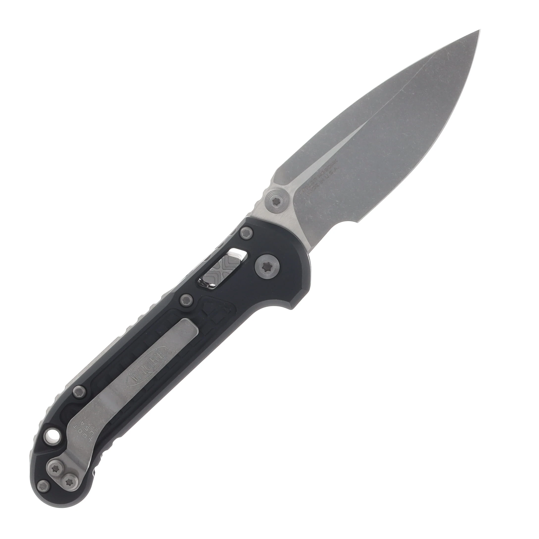 Microtech LUDT RAM-LOK Folder S/E Apocalyptic Standard Frag Aluminum Black MT1135RL10APFR View 2