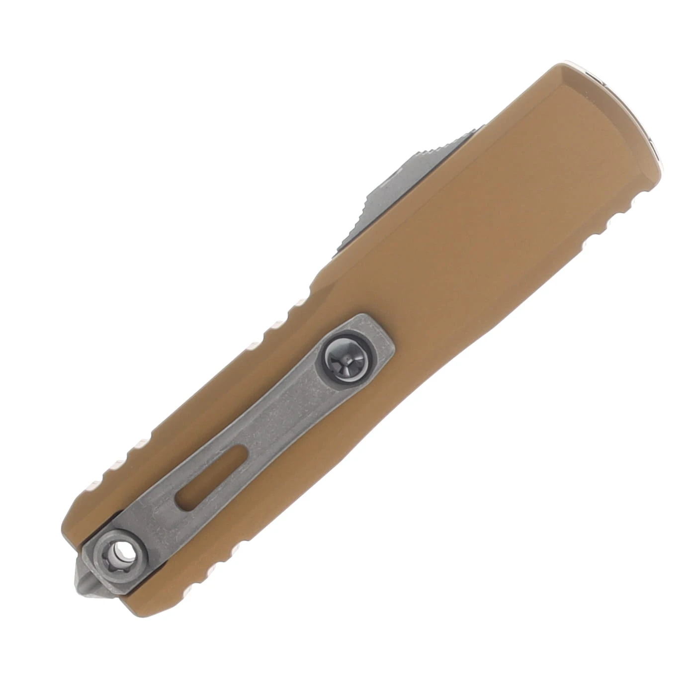 Microtech UTX-85 GEN IV OTF Auto T/E Apocalyptic Standard Tan AUMT1233410APTA View 4