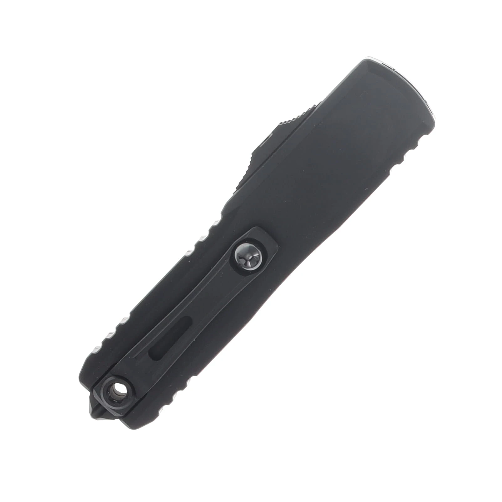 Microtech UTX-85 GEN IV OTF Auto T/E Full Serrate Black Tactical AUMT123343T View 4
