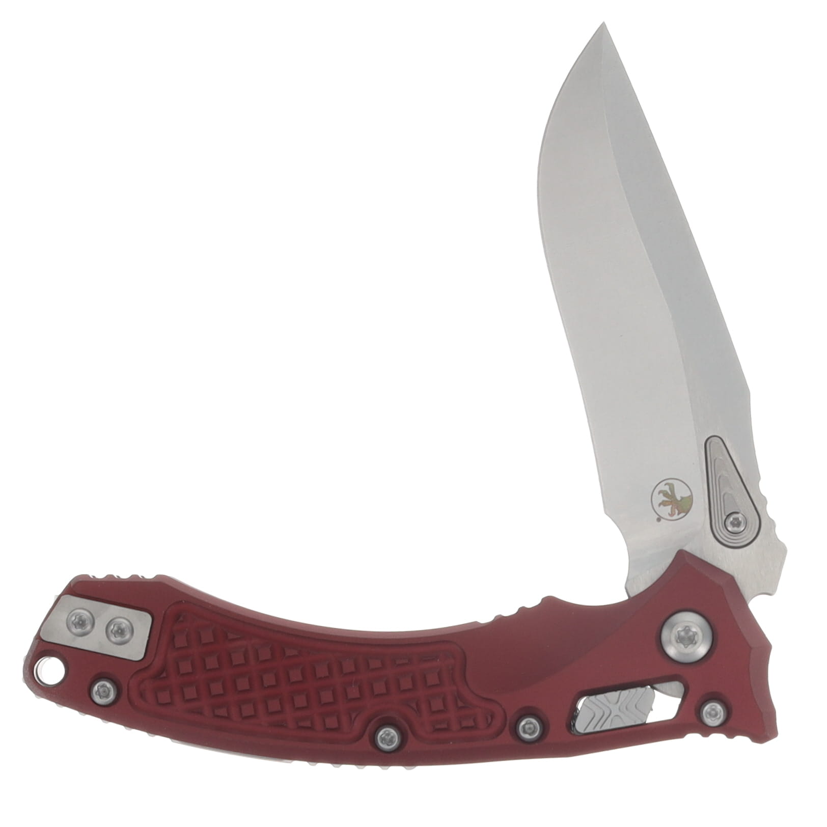 Microtech Amphibian Mini RAM-LOK Folder SW Standard Frag Aluminum Merlot MT137MRL10FRMR View 3