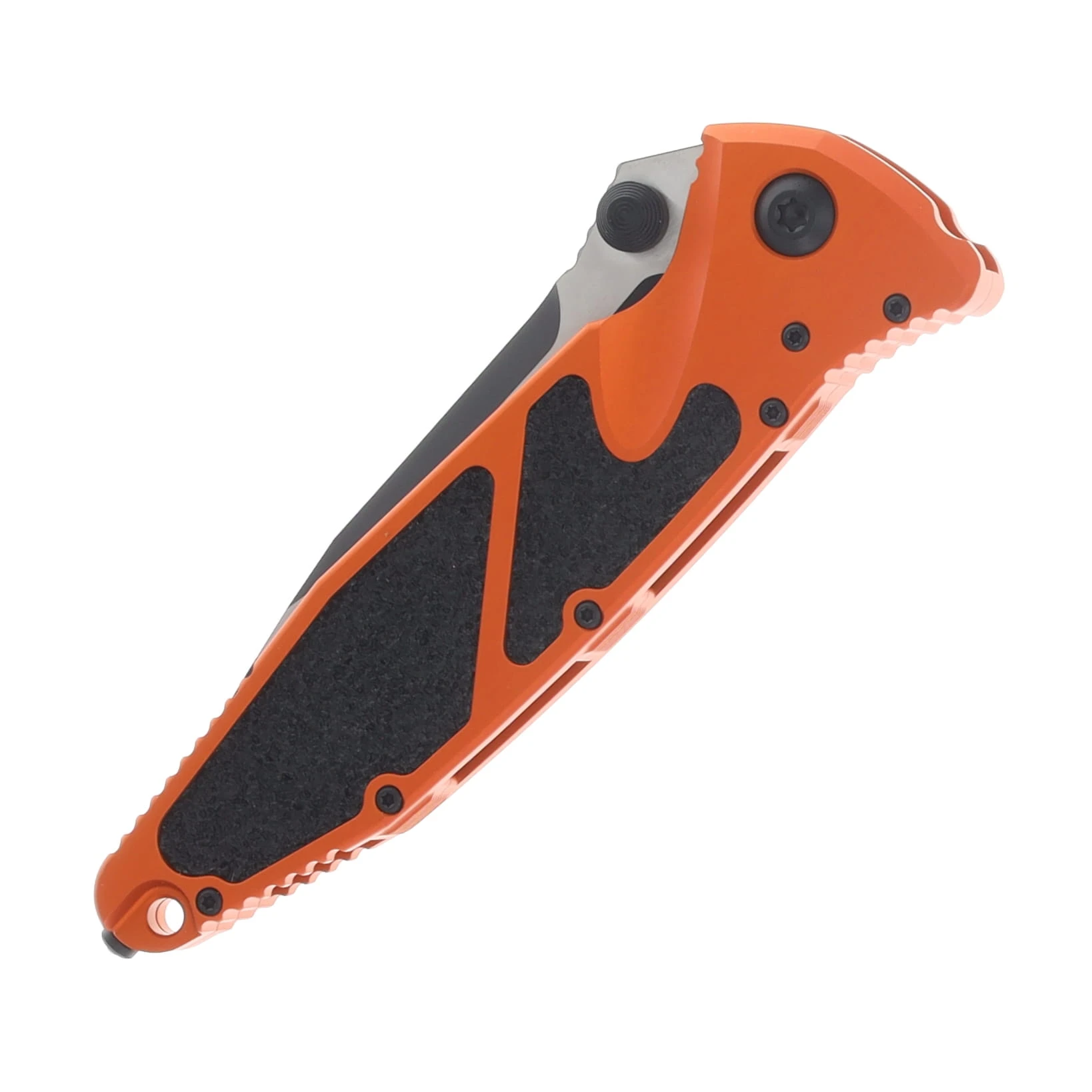 Microtech Socom Elite Manual Folding Knife S/E Black Standard Orange MT1601OR View 5
