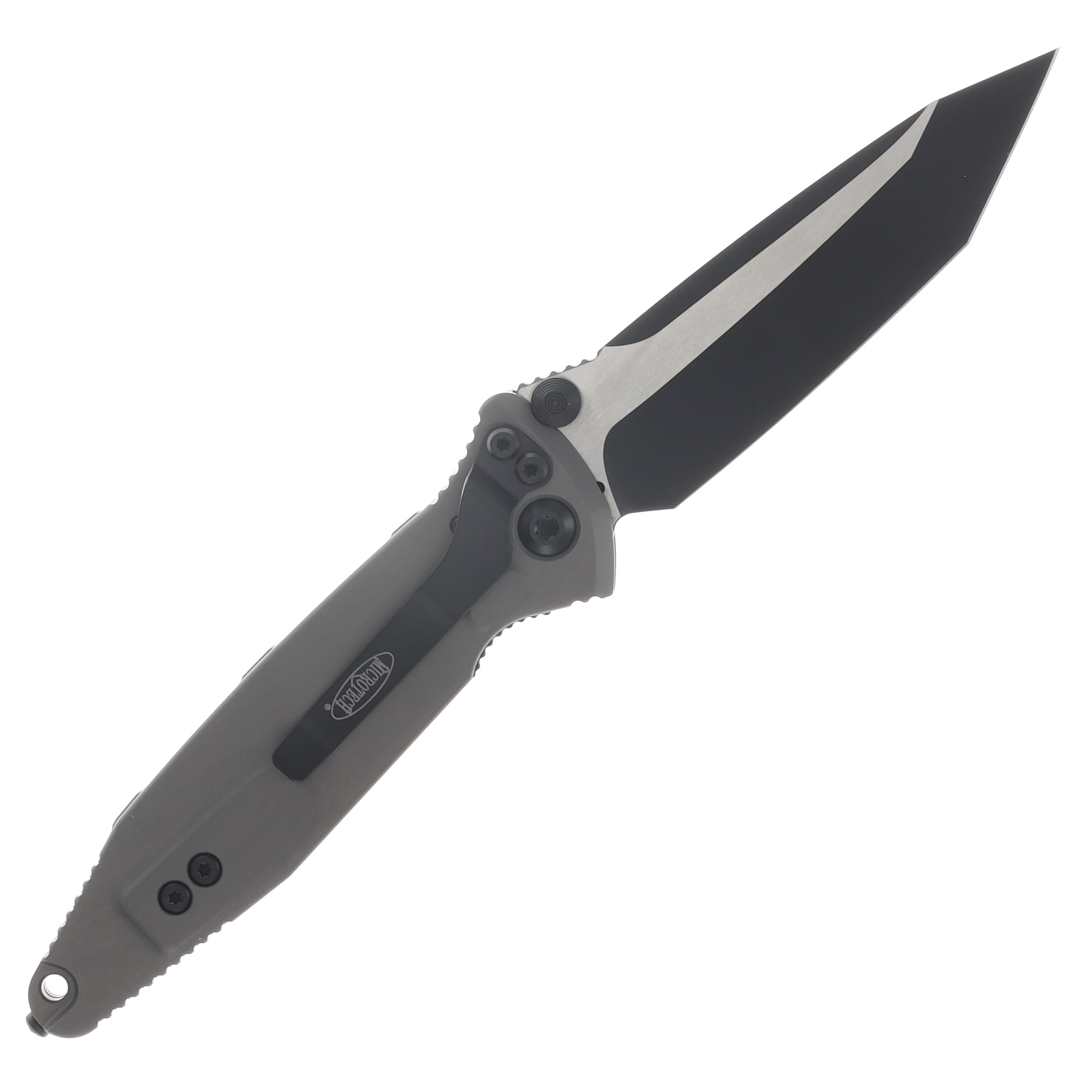 Microtech Socom Elite Manual Folder T/E Black Standard Natural Clear MT1611NC View 2