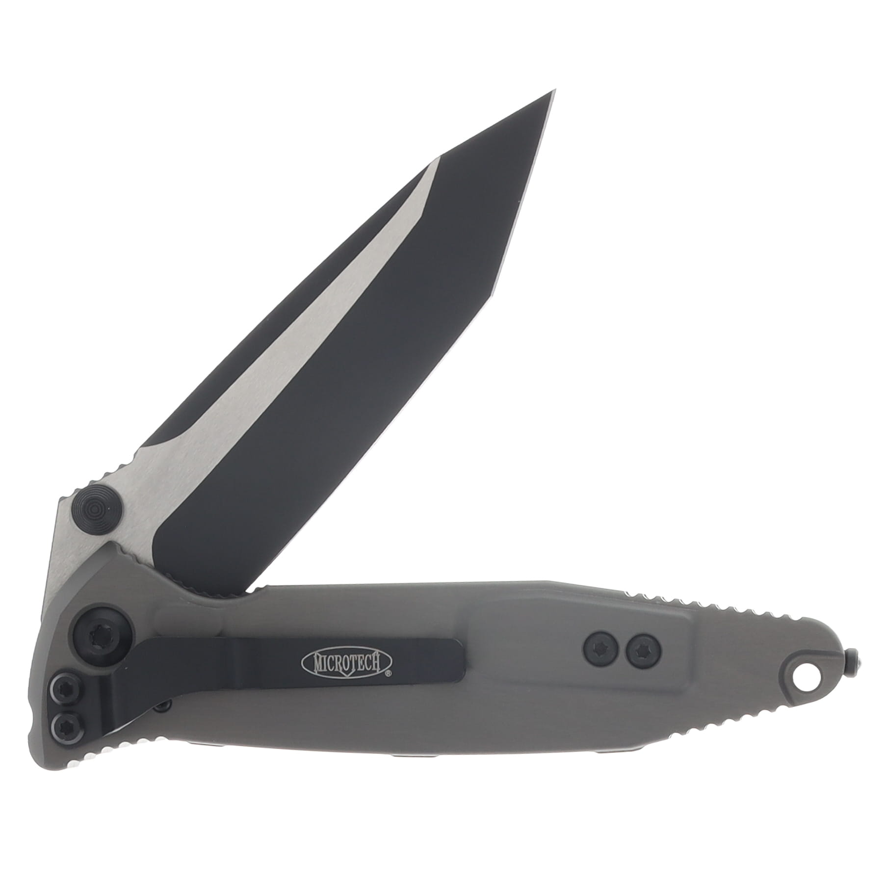 Microtech Socom Elite Manual Folder T/E Black Standard Natural Clear MT1611NC View 4