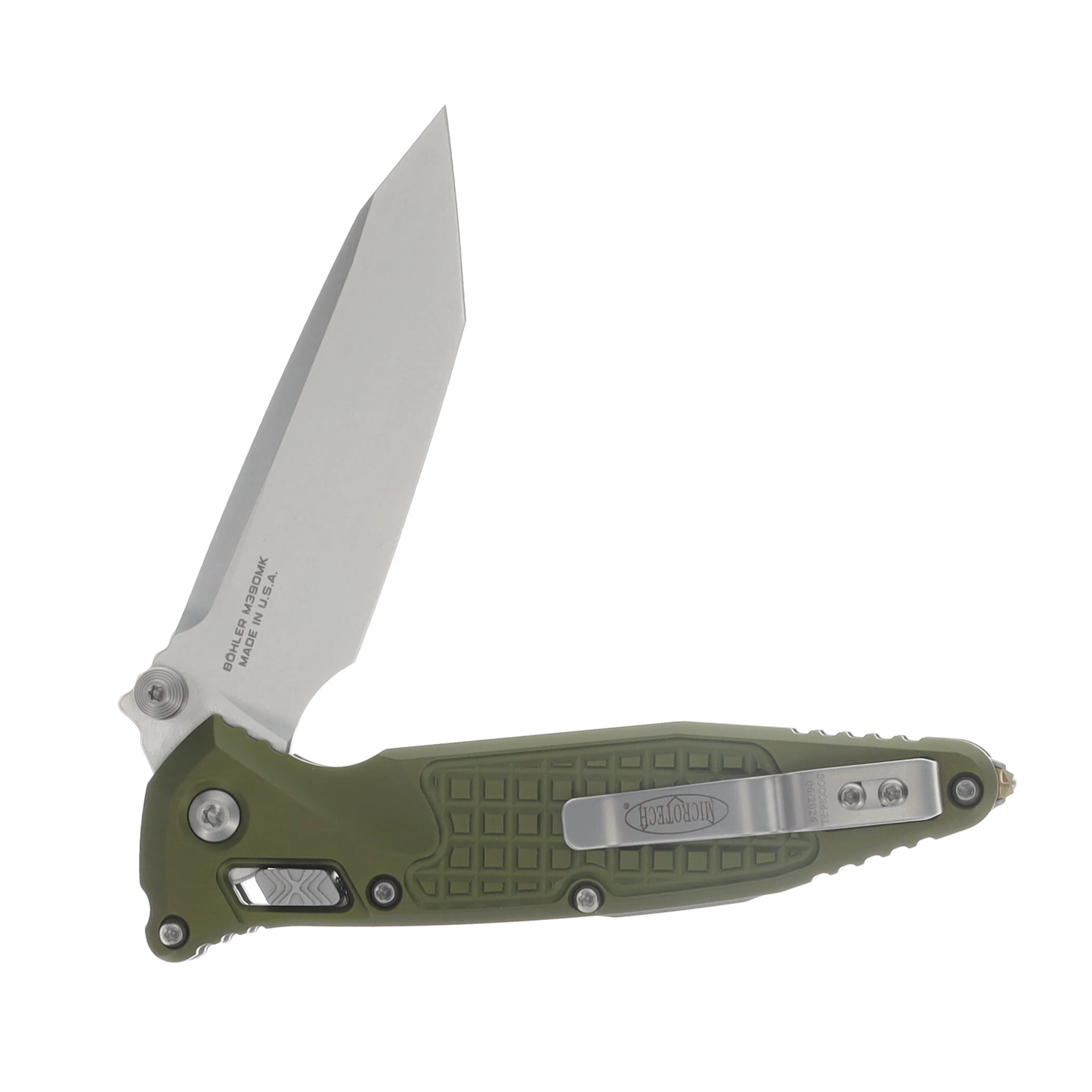 Microtech Socom RAM-LOK Folder T/E SW Standard Frag Aluminum OD Green MT161RL10FROD View 4