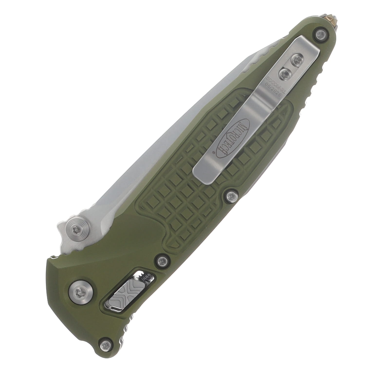 Microtech Socom RAM-LOK Folder T/E SW Standard Frag Aluminum OD Green MT161RL10FROD View 5