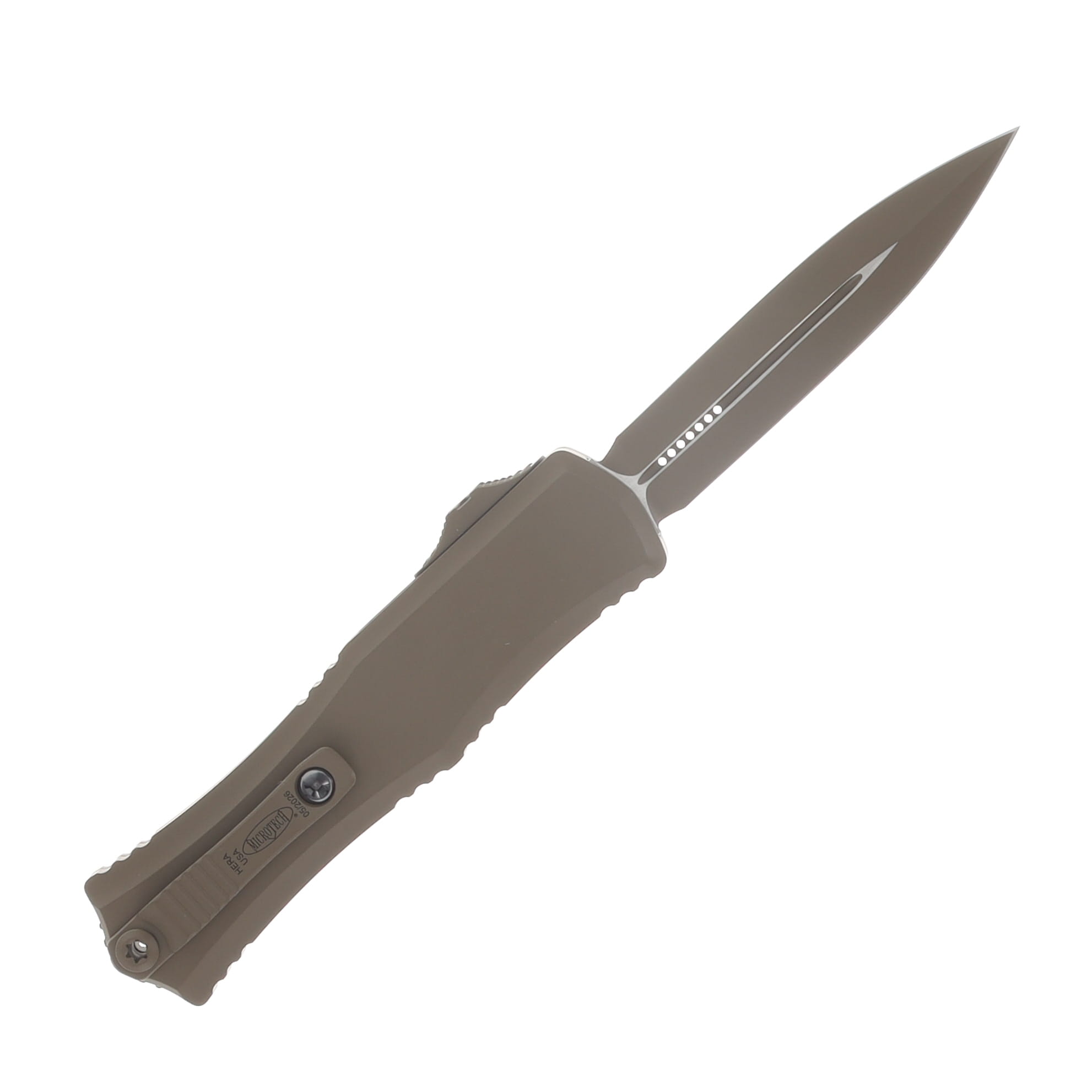 Microtech Hera II Mini OTF Auto D/E Standard Cerakote Dark Earth AUMT1702M1CDE View 2