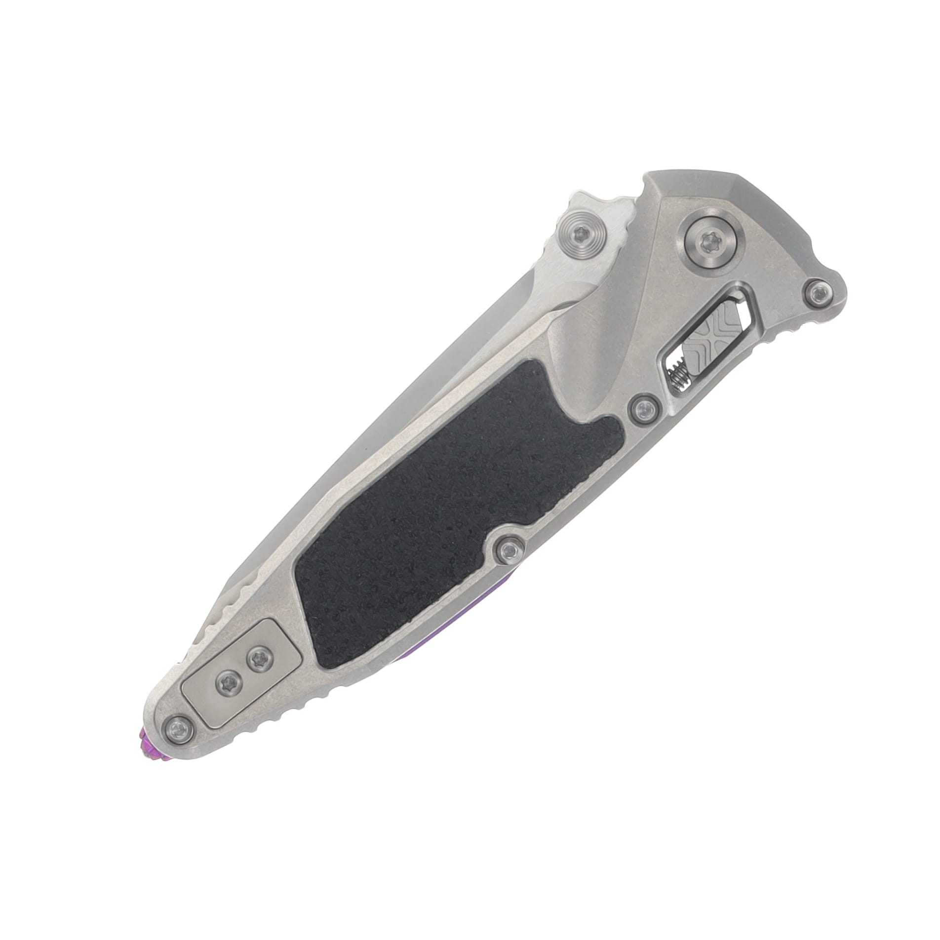 Microtech Socom RAM-LOK Folder T/E Marfione Select SW - SW TI W/Textured Inlay Purple TI Accents MT161RL10MS4 View 5