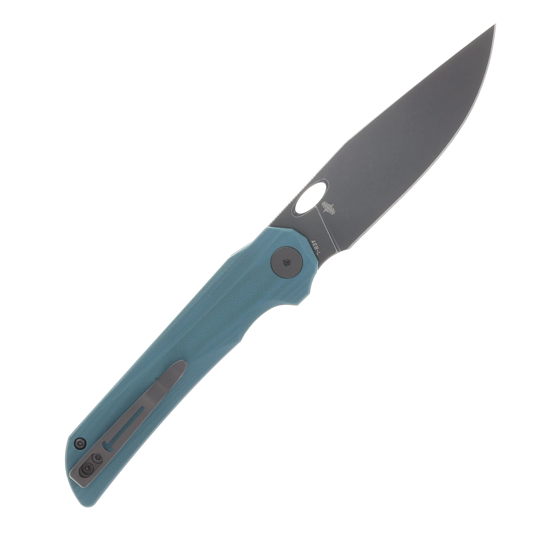 Bestechman Smuga Folding Knife Grey G-10 Handle Grey PVD SW AEB-L Blade BMK22C View 2