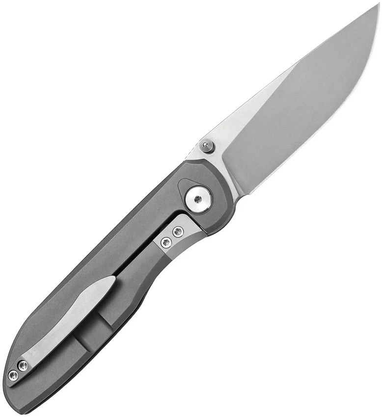 Vanguard Cheetah Integral Framelock Folder Gray Titanium - Satin VG-10 VANG050 View 2