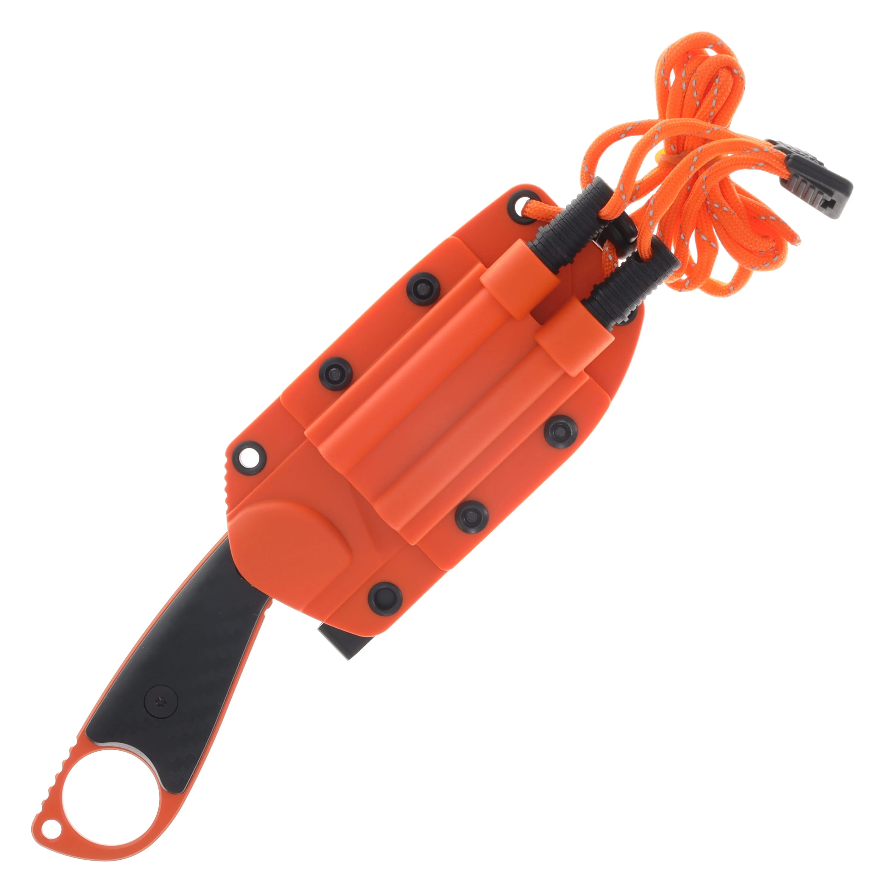 CRKT Altai Fixed Knife GRN Handle Hi Vis Orange 14C28N Blade CR2062 View 11