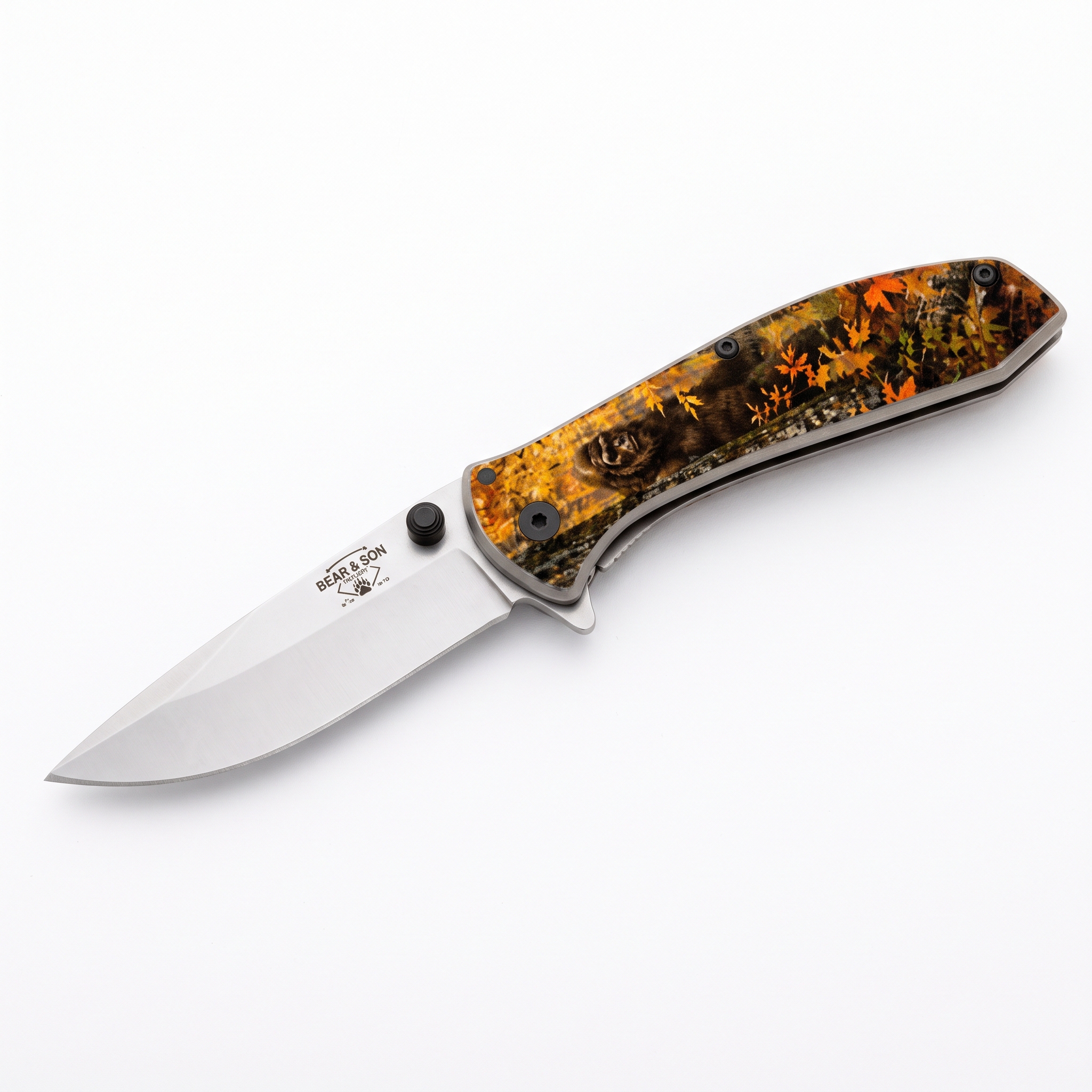 Bear & Son 4” Spring Assisted Stainless Steel Framelock Bigfoot 2026 Limited Edition U112ABF26 View 1