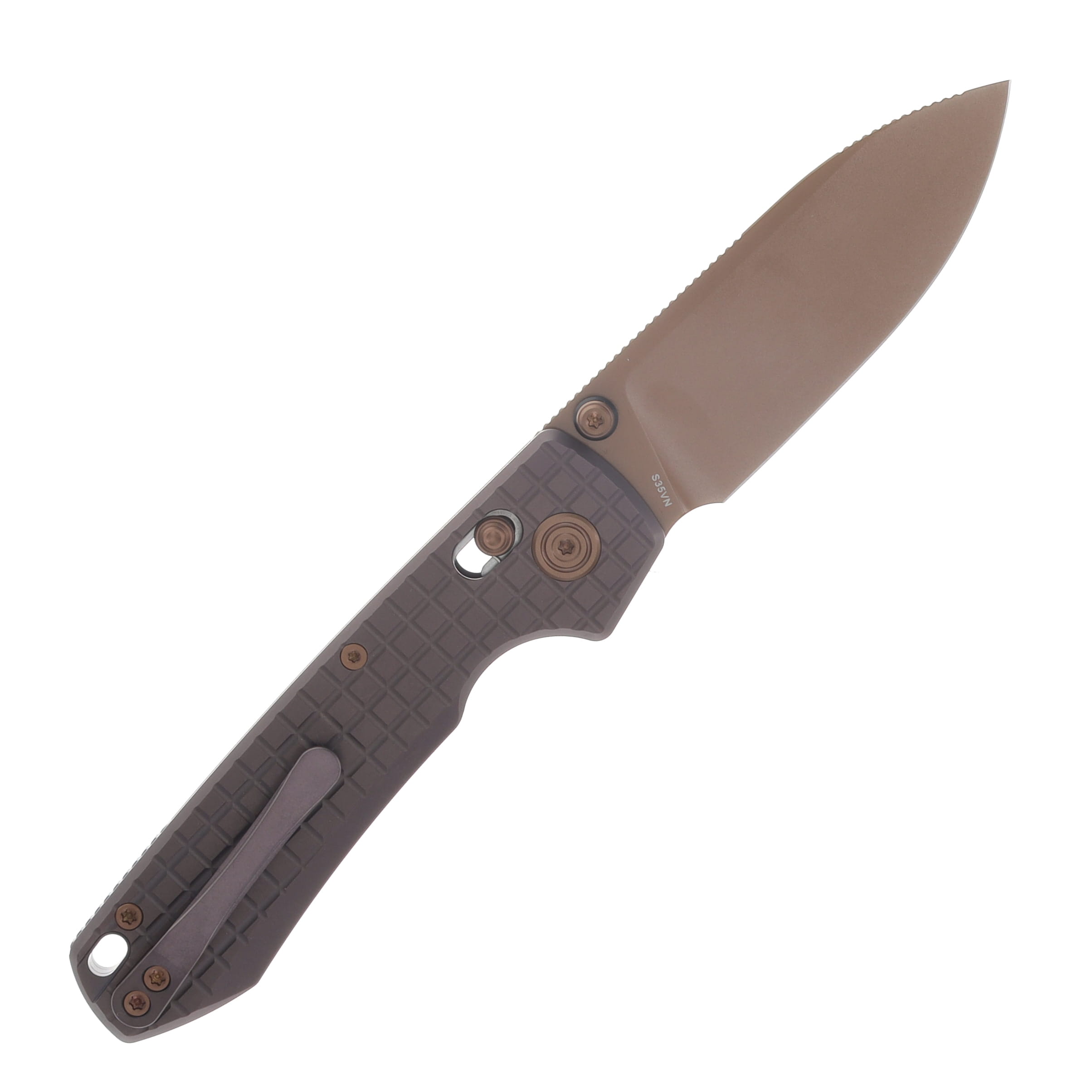 Vosteed SMKW Exclusive Raccoon TiSlim Crossbar Lock Folding Knife