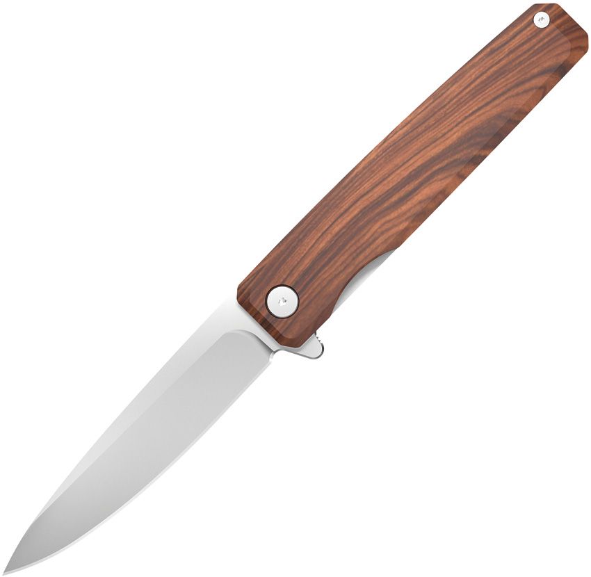 Outdoor Edge Peleus Linerlock Folder Rosewood Handle 8Cr13Mov Blade OEPL-1C View 1
