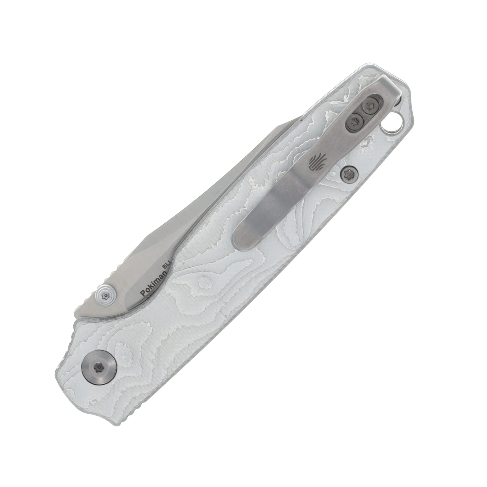 Kizer Pokiman BLL Folding Knife Silver Aluminum Foil G-10 Handle Satin AEB-L Blade V3789BCA1 View 6