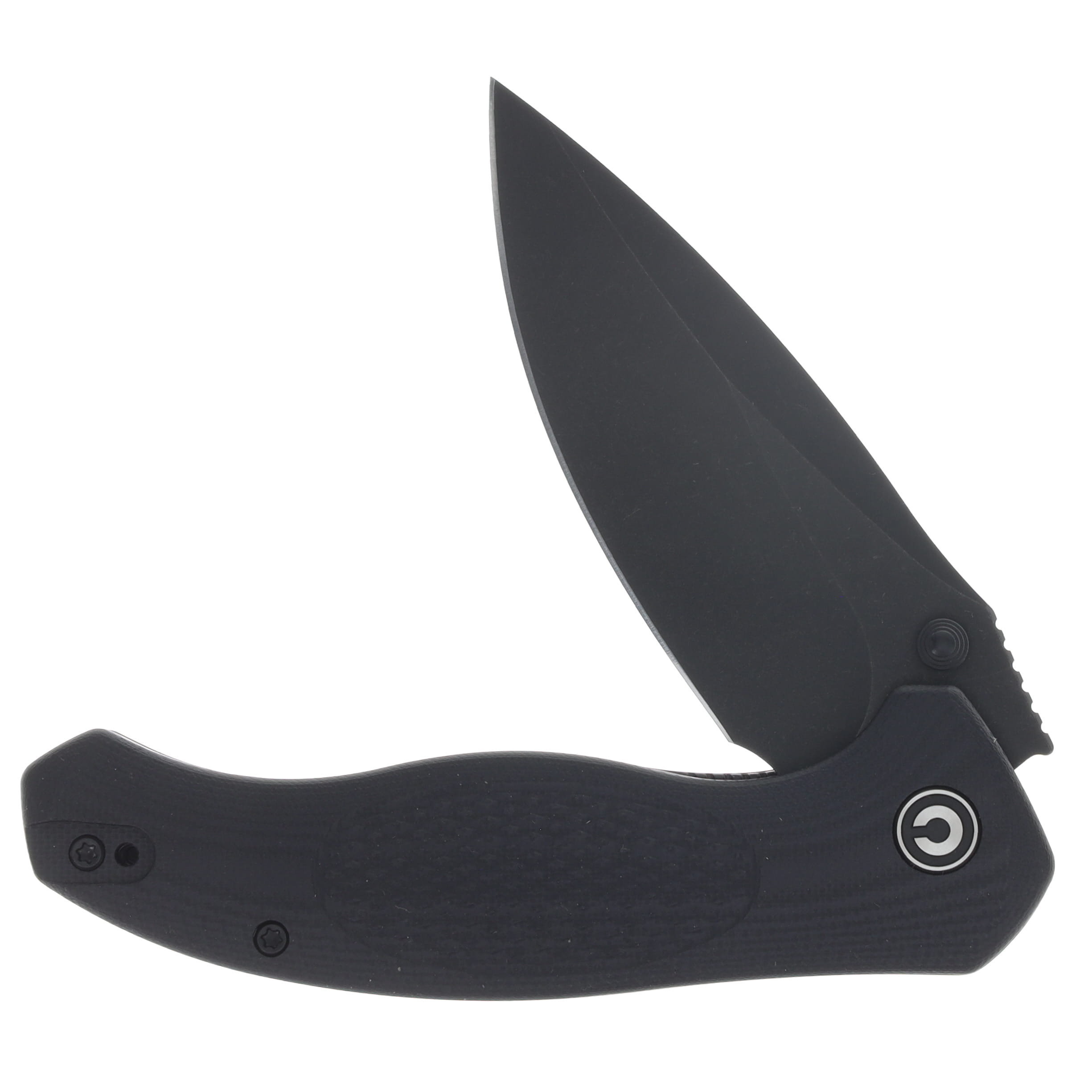 CIVIVI Vyrent Linerlock Folding Knife Black Stonewash Nitro-X7/Contoured Black G-10 C25037-1 View 3