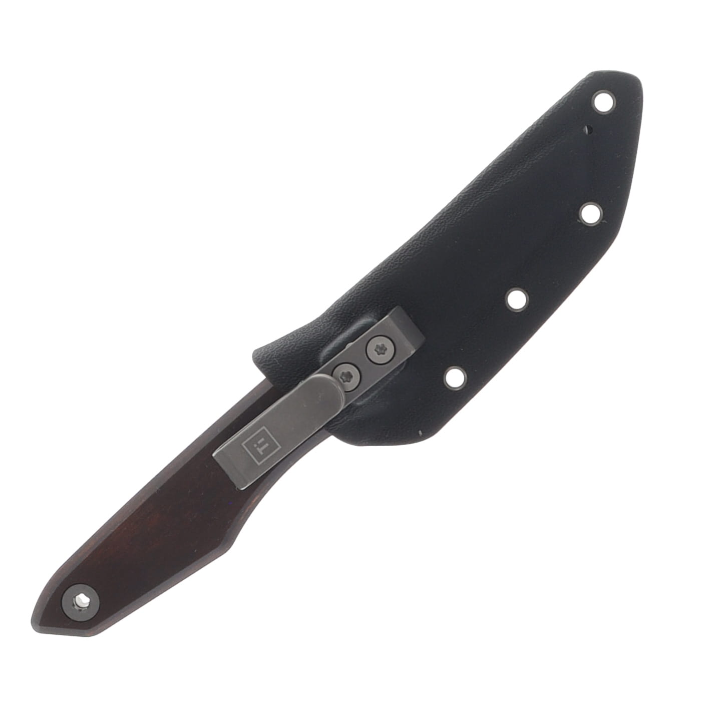 Big I Design Lookout Tanto Fixed Blade Magnacut/DymaLux Walnut BIGI51 View 6